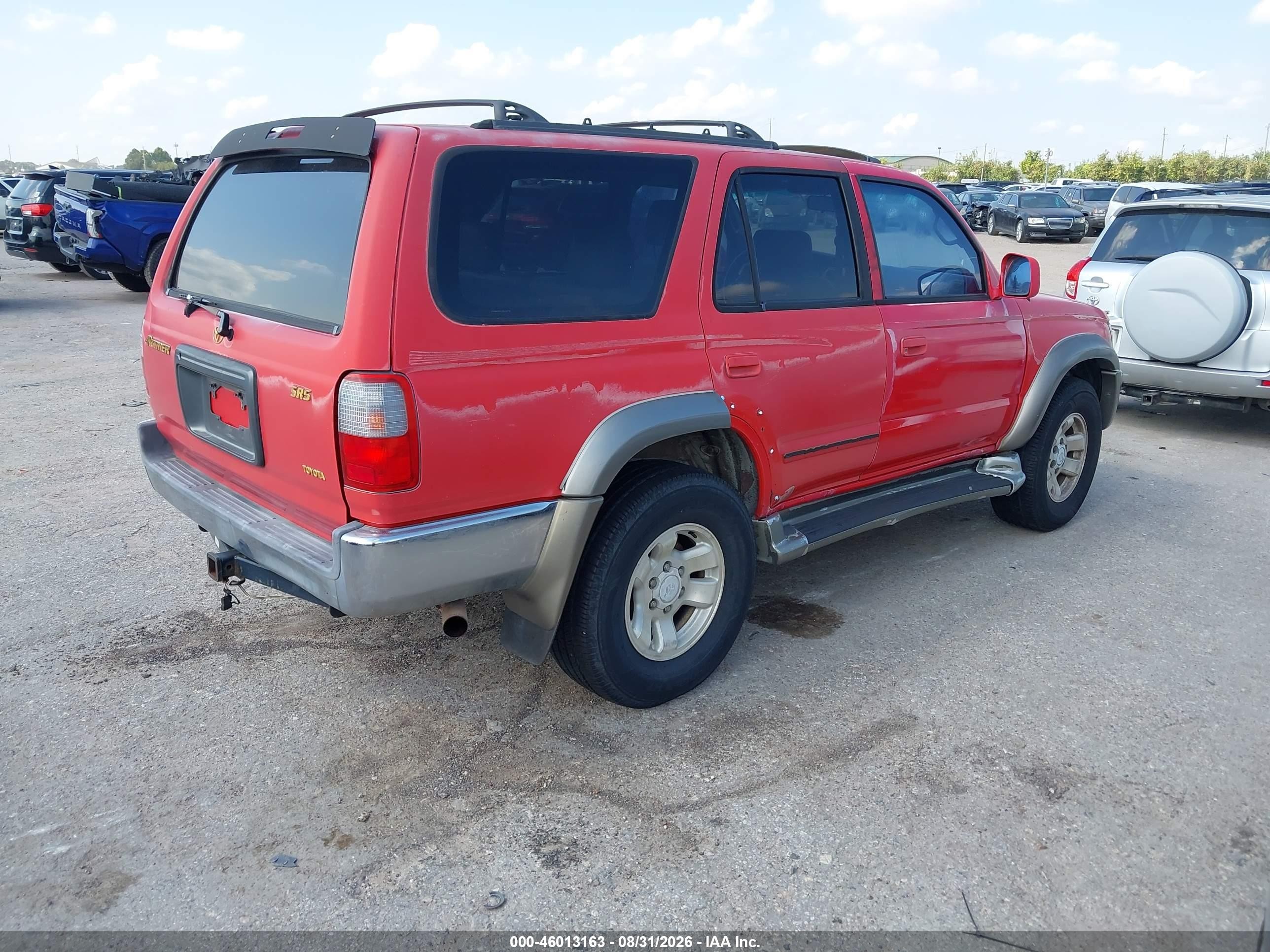 2000 Toyota 4runner Sr5 V6 Red vin: JT3GN86R2Y0146730