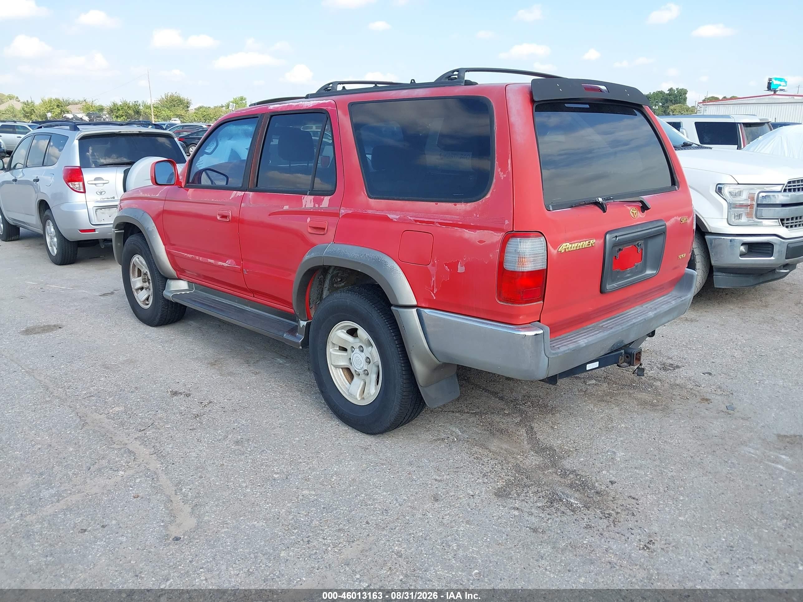 2000 Toyota 4runner Sr5 V6 Red vin: JT3GN86R2Y0146730