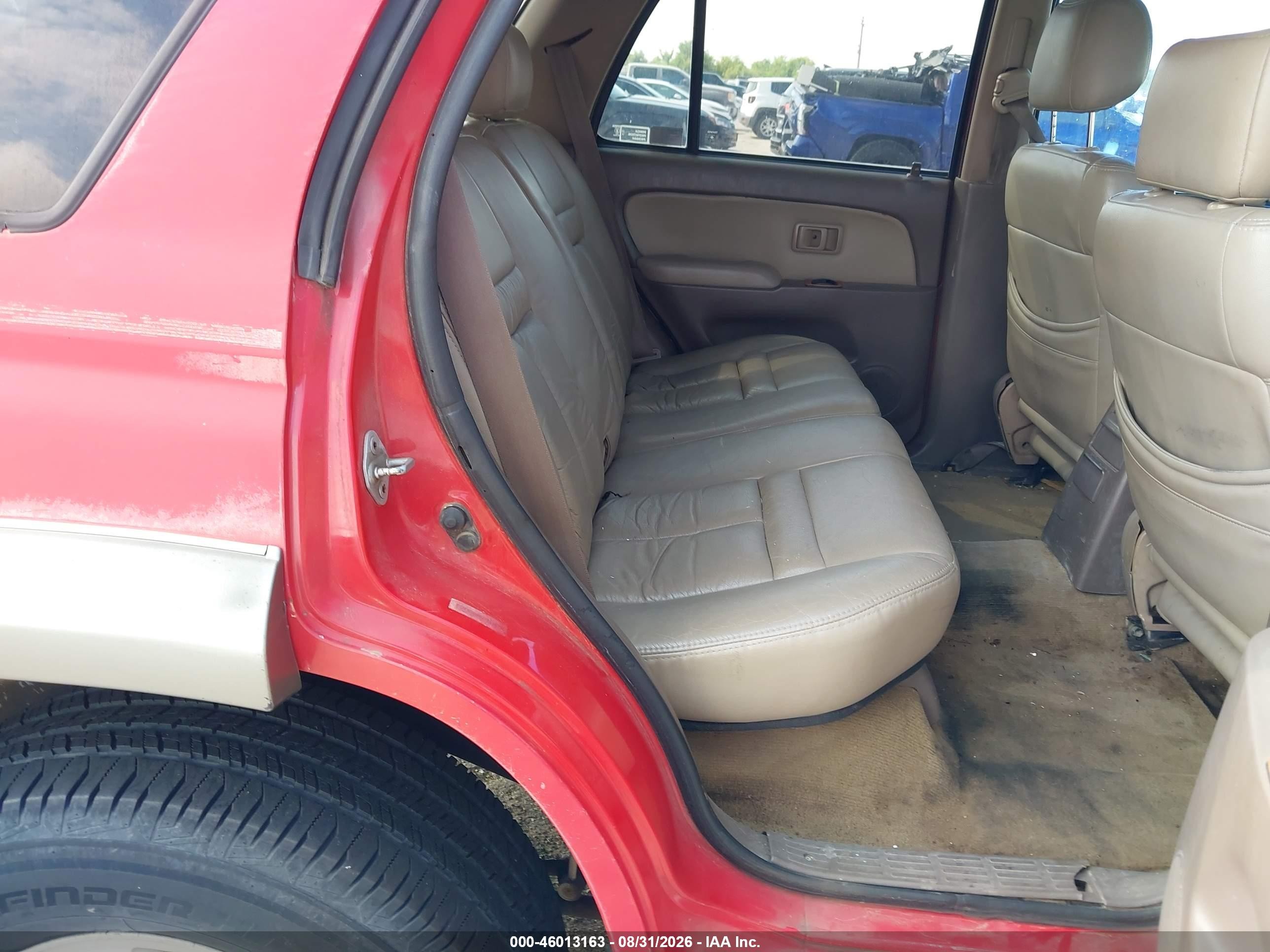 2000 Toyota 4runner Sr5 V6 Red vin: JT3GN86R2Y0146730