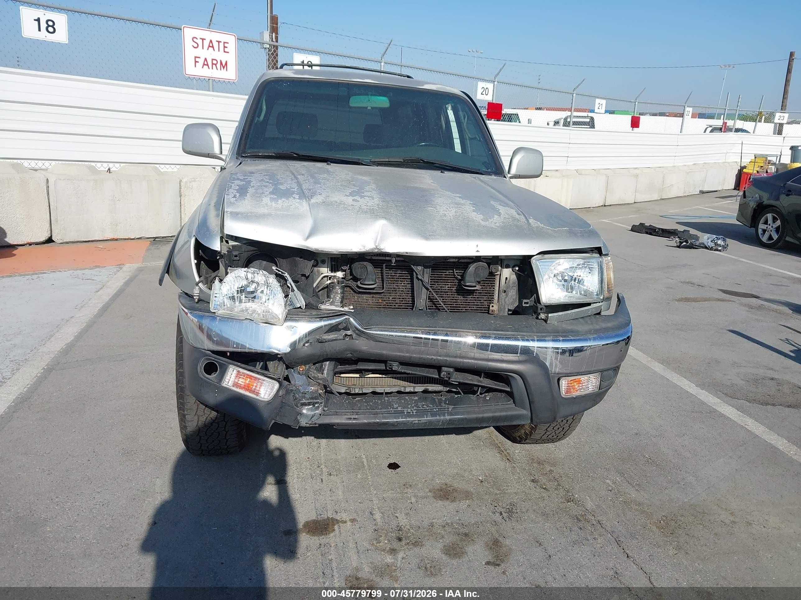 2001 Toyota 4runner Sr5 V6 Серый vin: JT3GN86R310183081