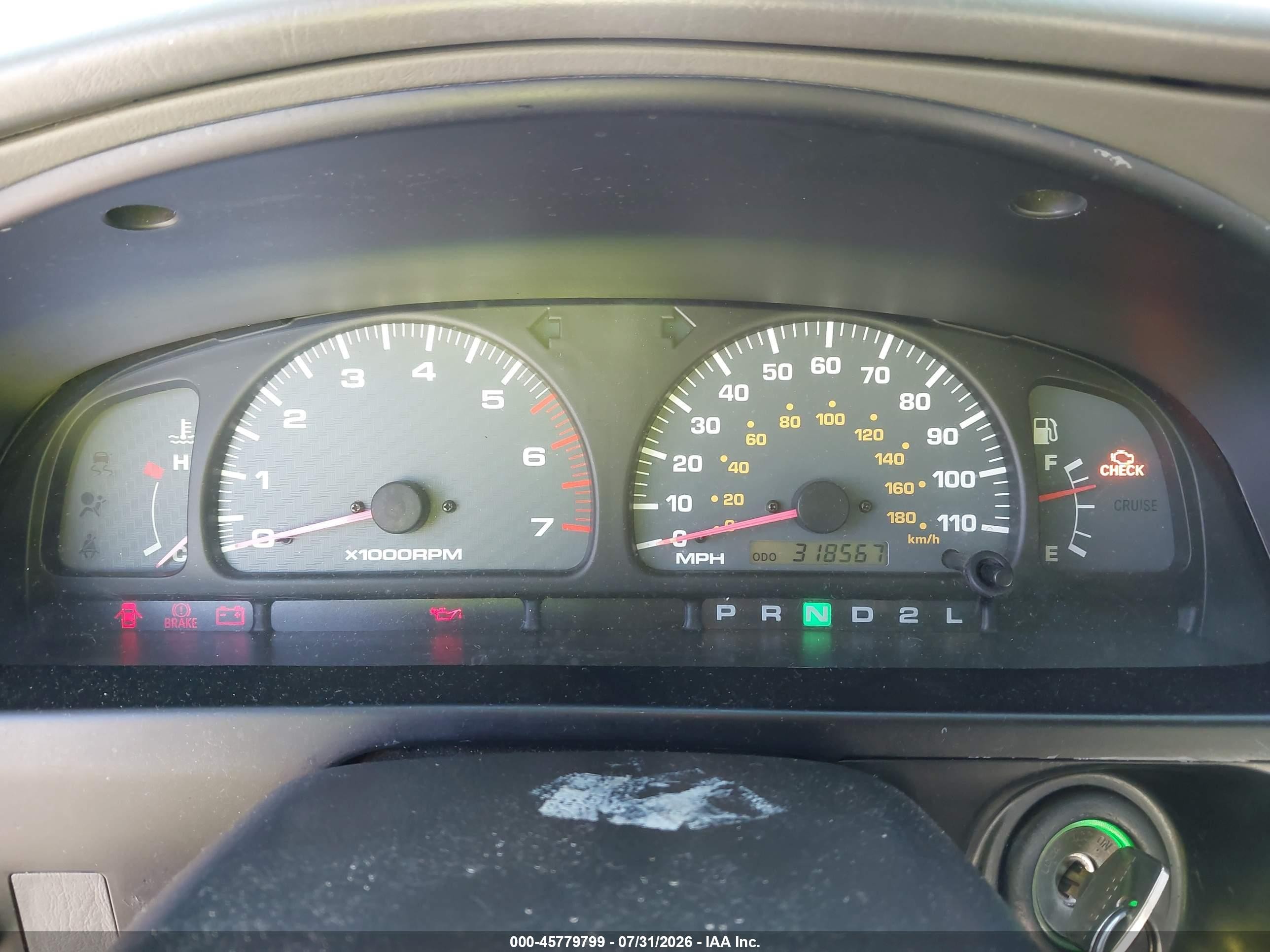 2001 Toyota 4runner Sr5 V6 Серый vin: JT3GN86R310183081