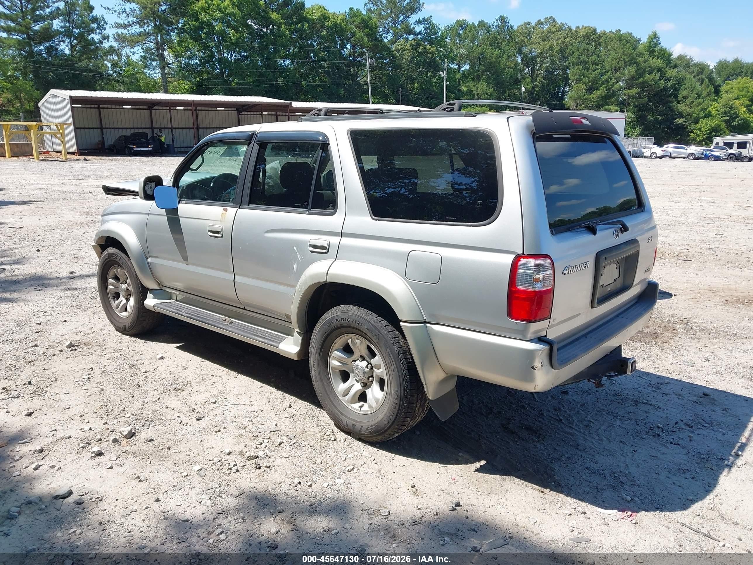 2001 Toyota 4runner Sr5 V6 Серебряный vin: JT3GN86R310192296