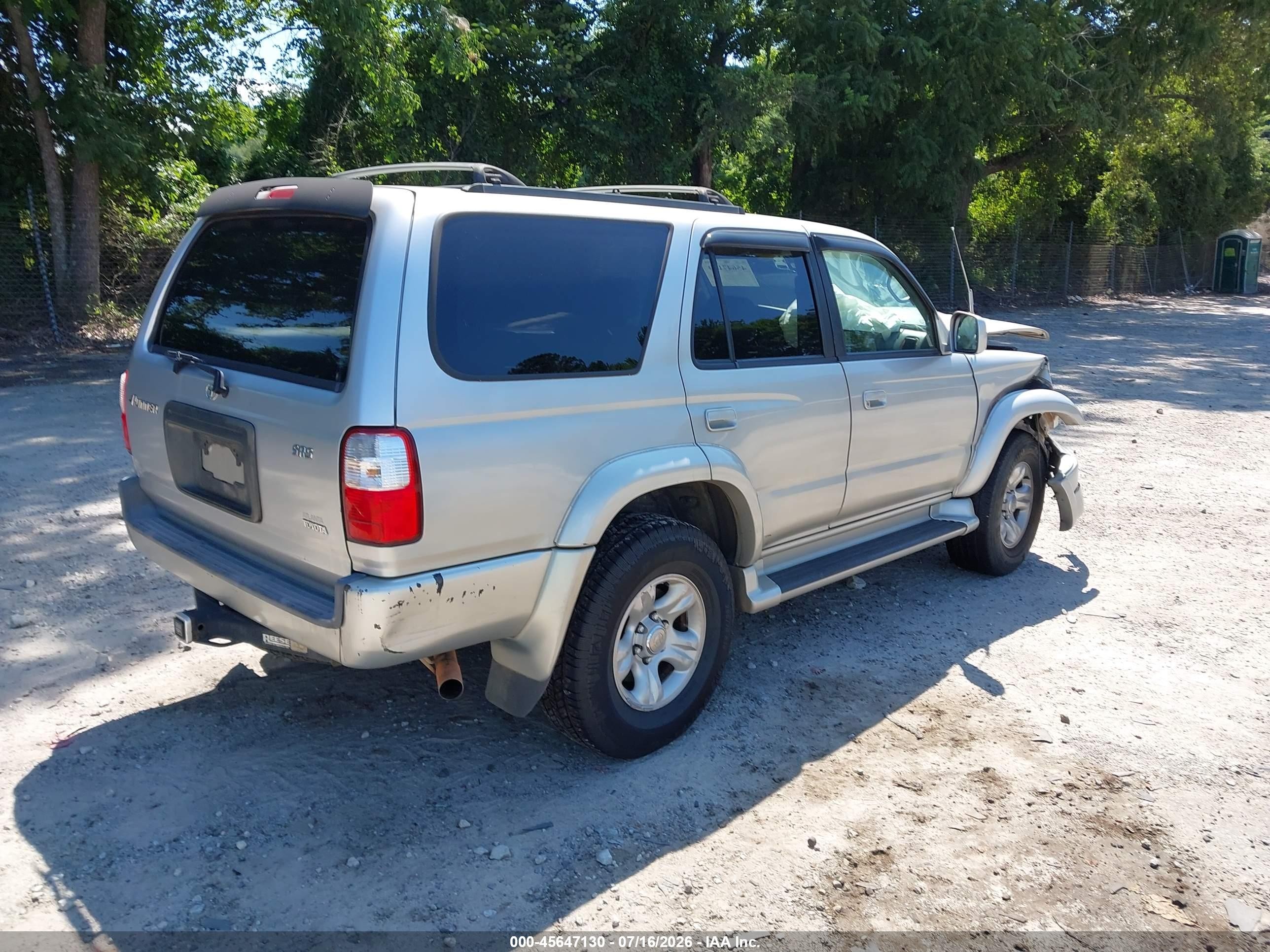 2001 Toyota 4runner Sr5 V6 Серебряный vin: JT3GN86R310192296