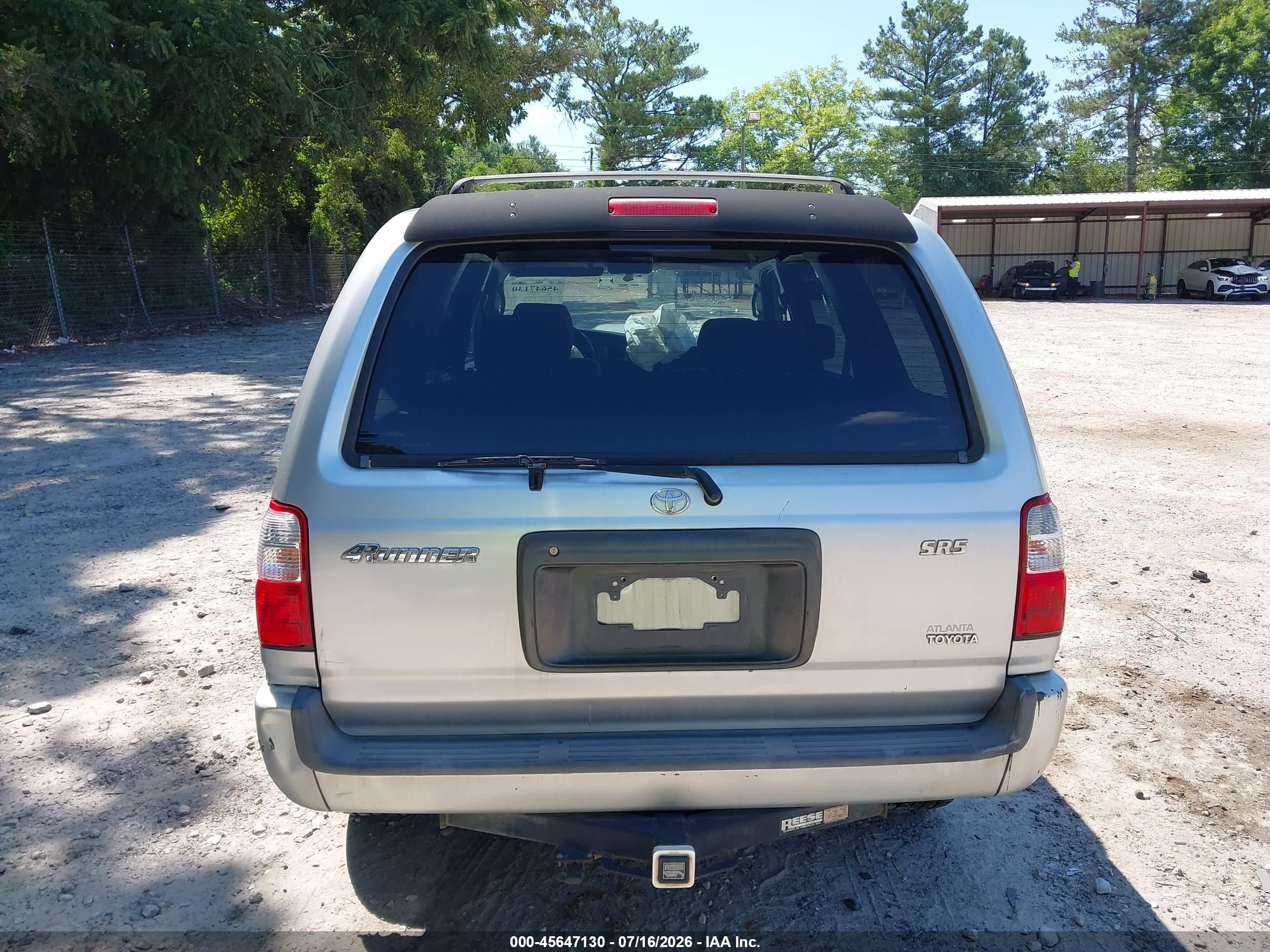 2001 Toyota 4runner Sr5 V6 Серебряный vin: JT3GN86R310192296
