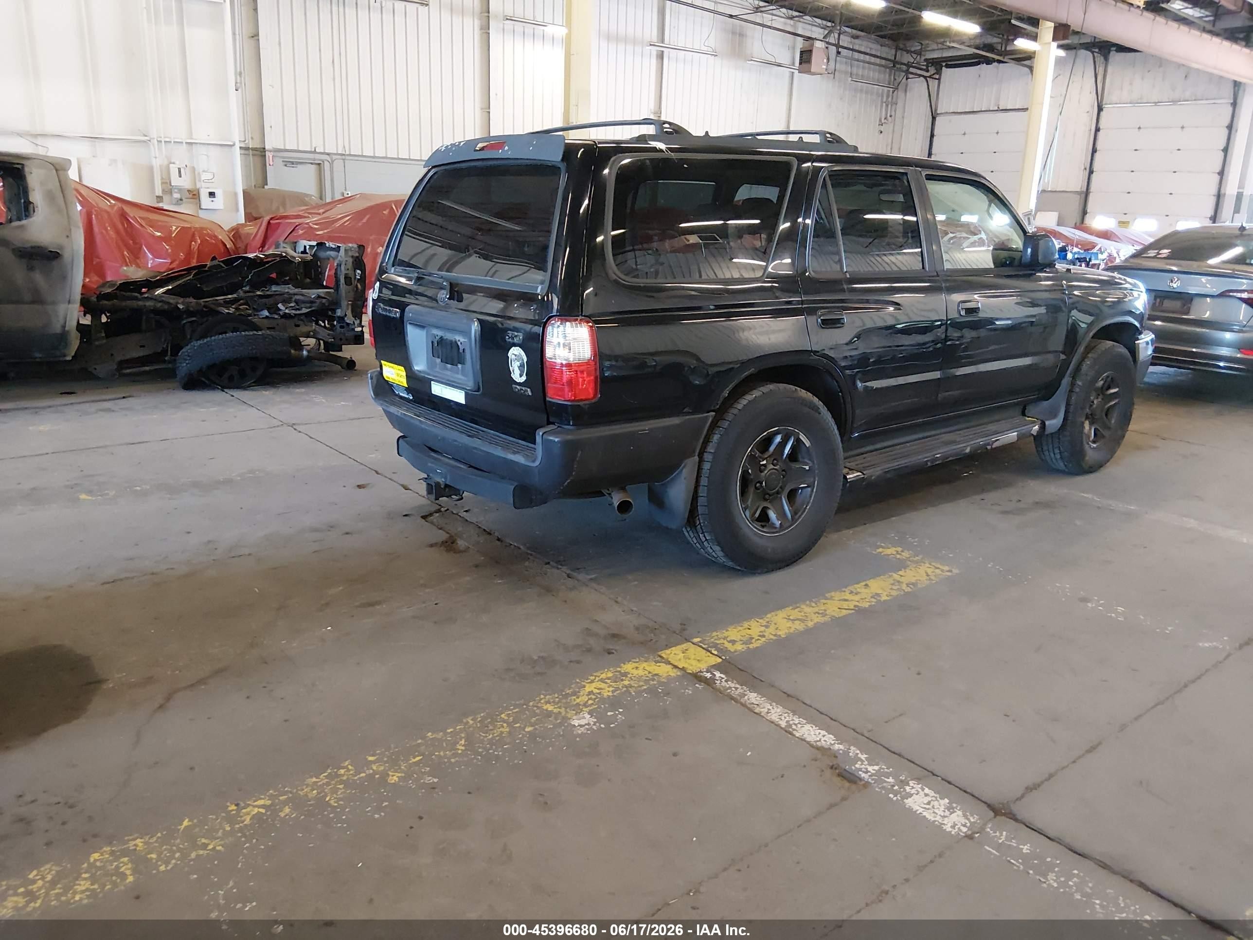 2002 Toyota 4runner Sr5 V6 Black vin: JT3GN86R320239229