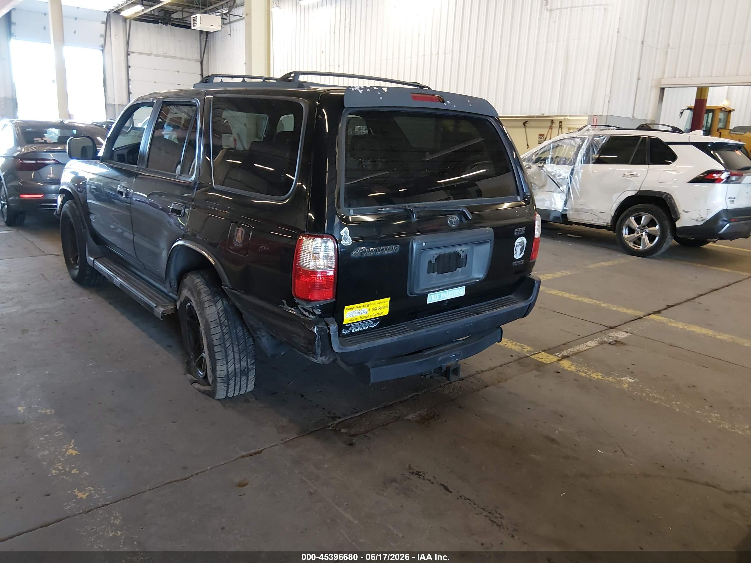 2002 Toyota 4runner Sr5 V6 Black vin: JT3GN86R320239229