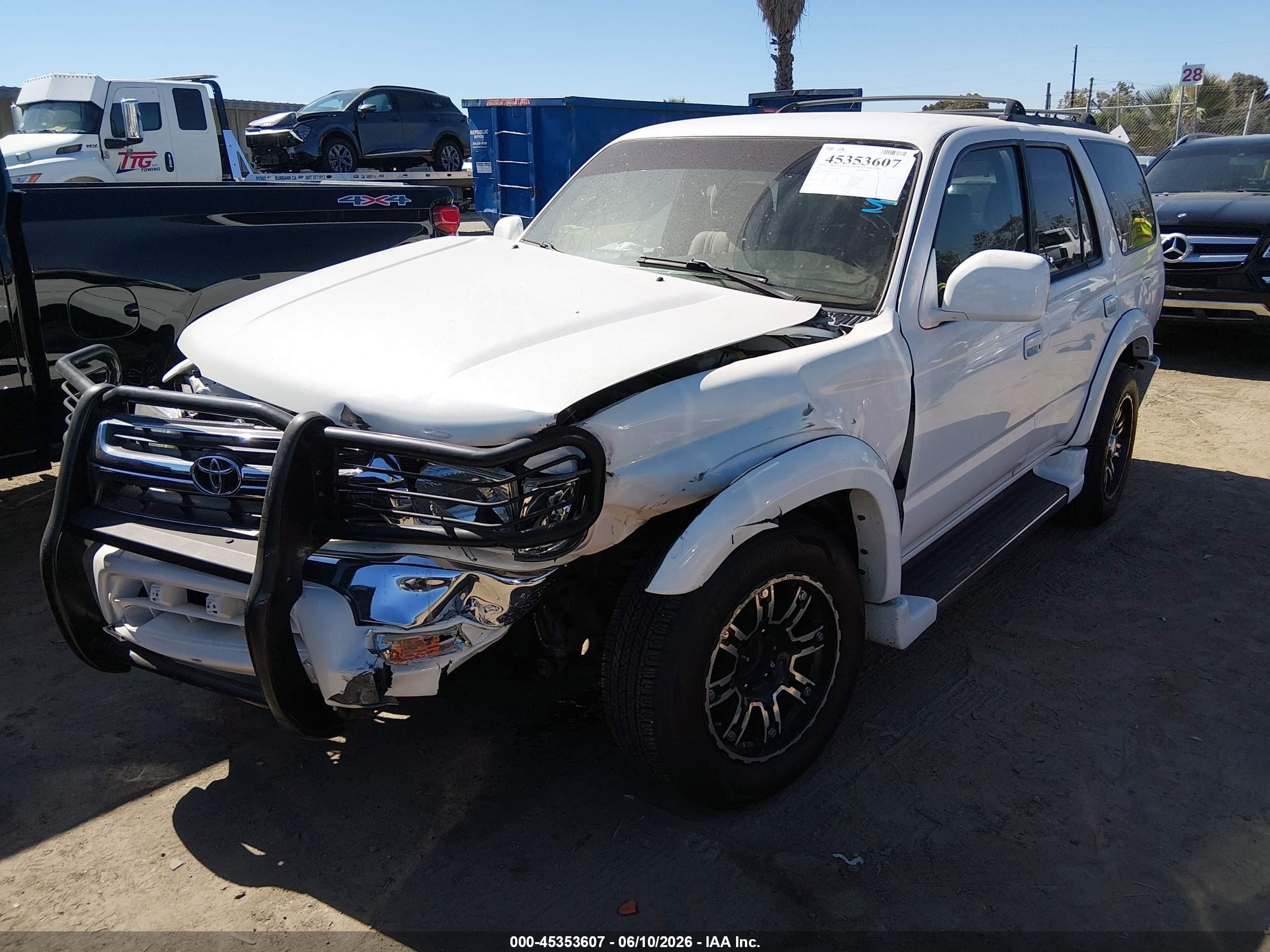2002 Toyota 4runner Sr5 V6 Белый vin: JT3GN86R320242776