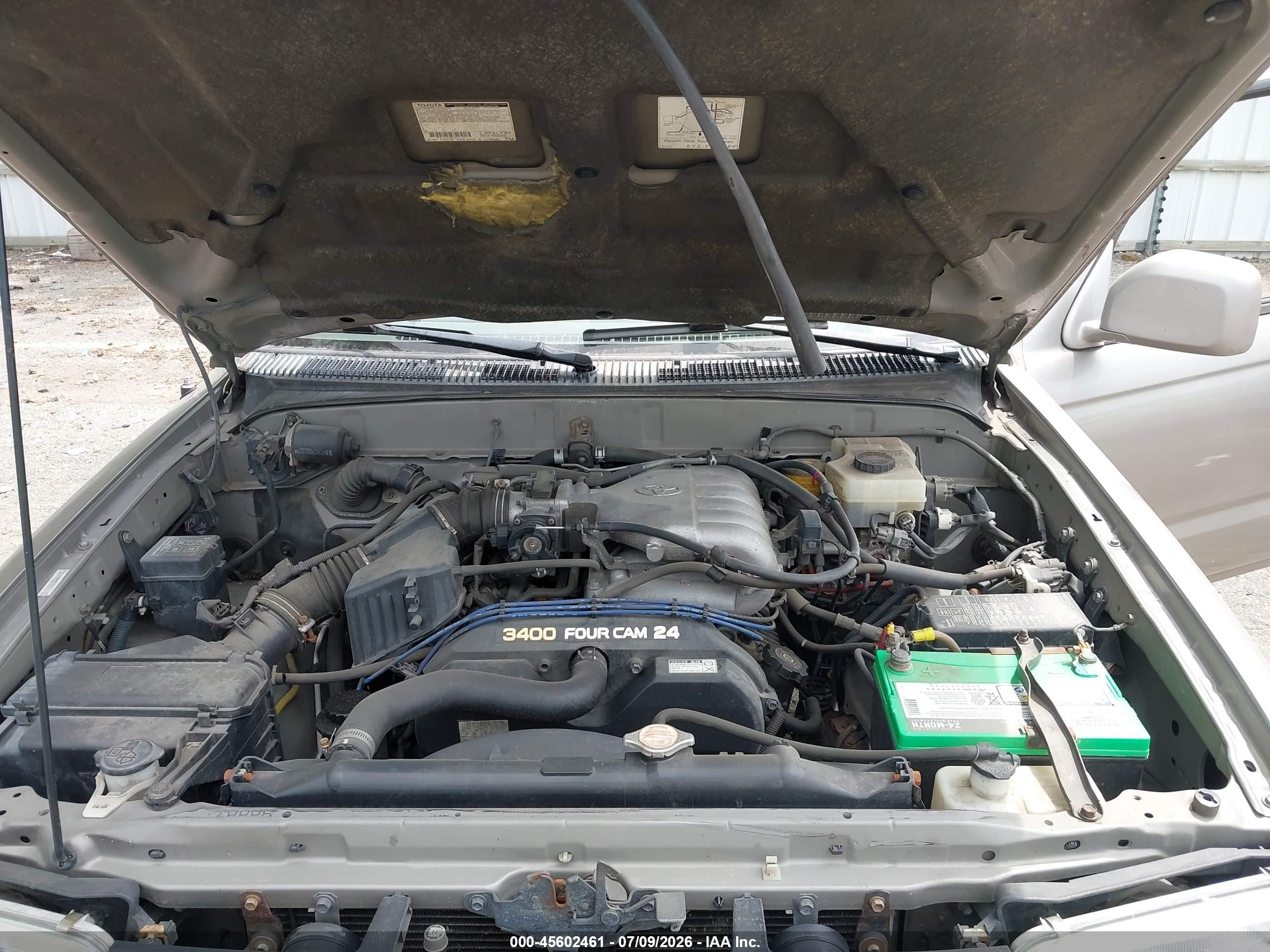 2002 Toyota 4runner Sr5 V6 Silver vin: JT3GN86R320252112
