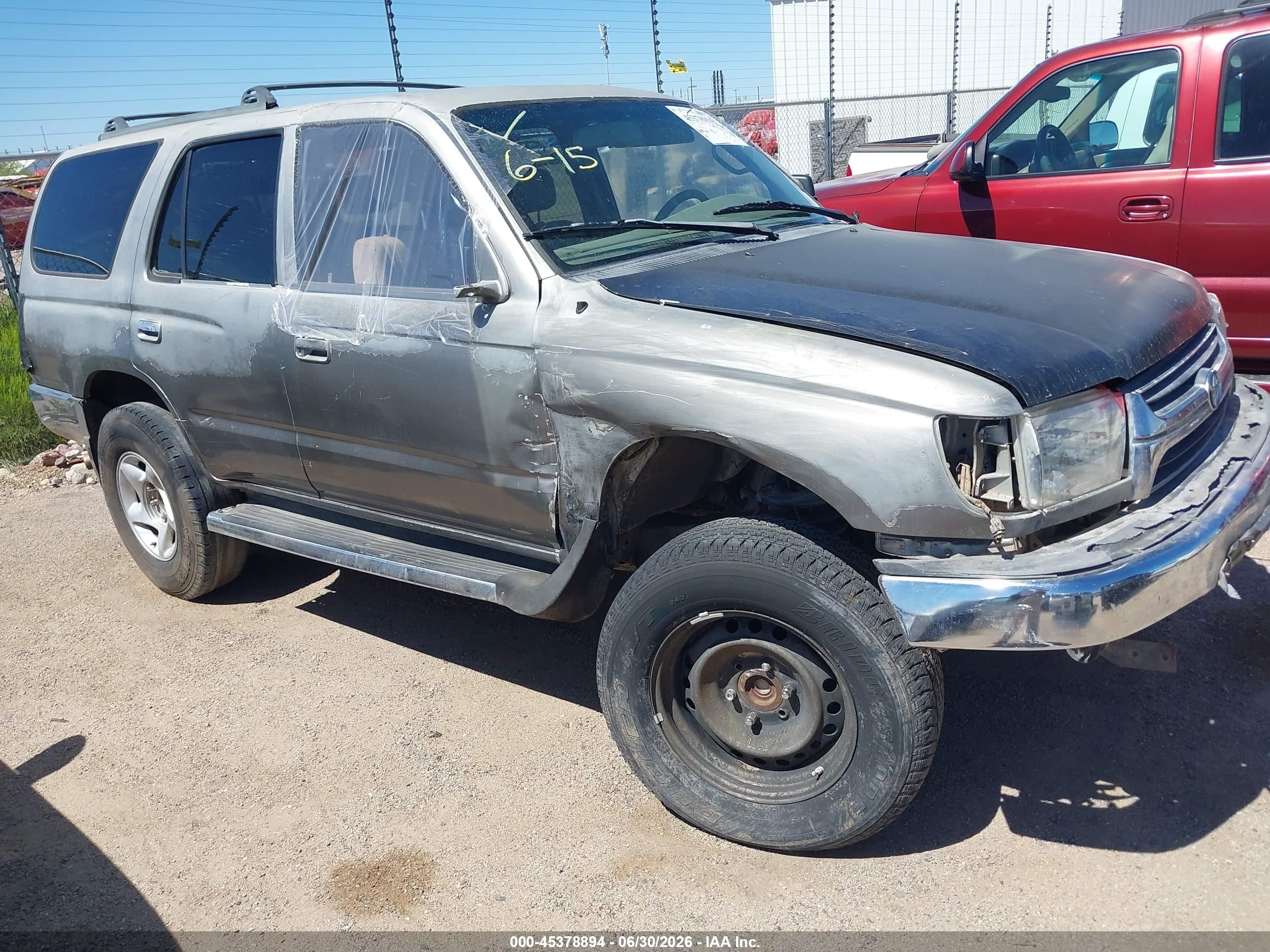 2002 Toyota 4runner Sr5 V6 Gray vin: JT3GN86R320256287