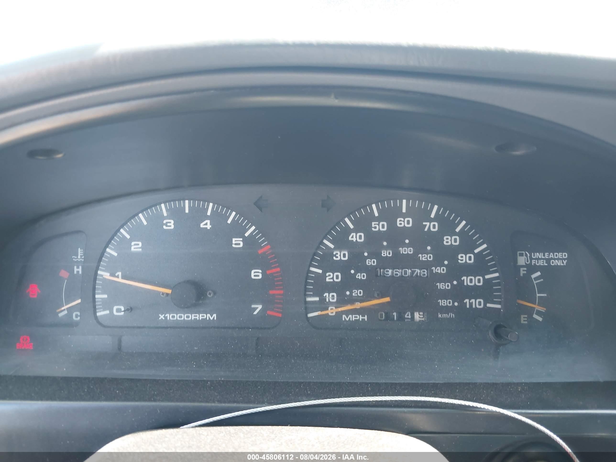 1996 Toyota 4runner Sr5 Red vin: JT3GN86R3T0015587
