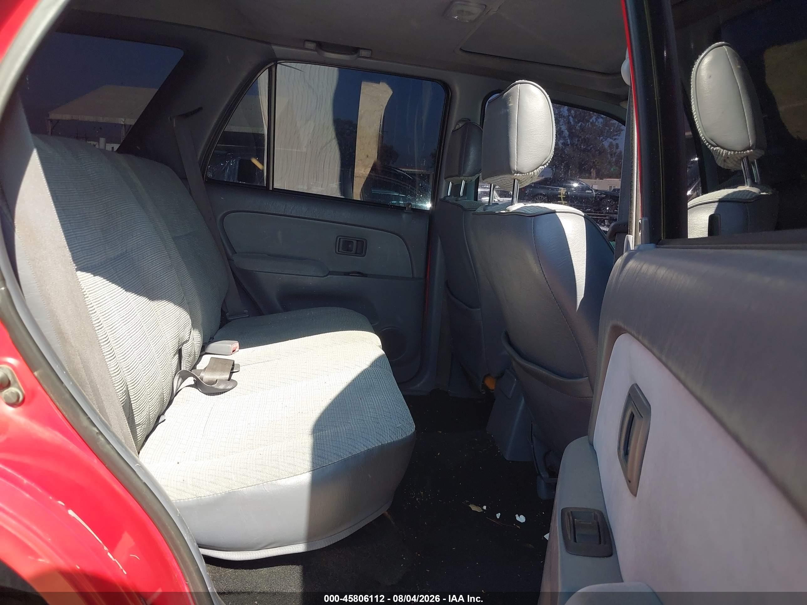 1996 Toyota 4runner Sr5 Red vin: JT3GN86R3T0015587