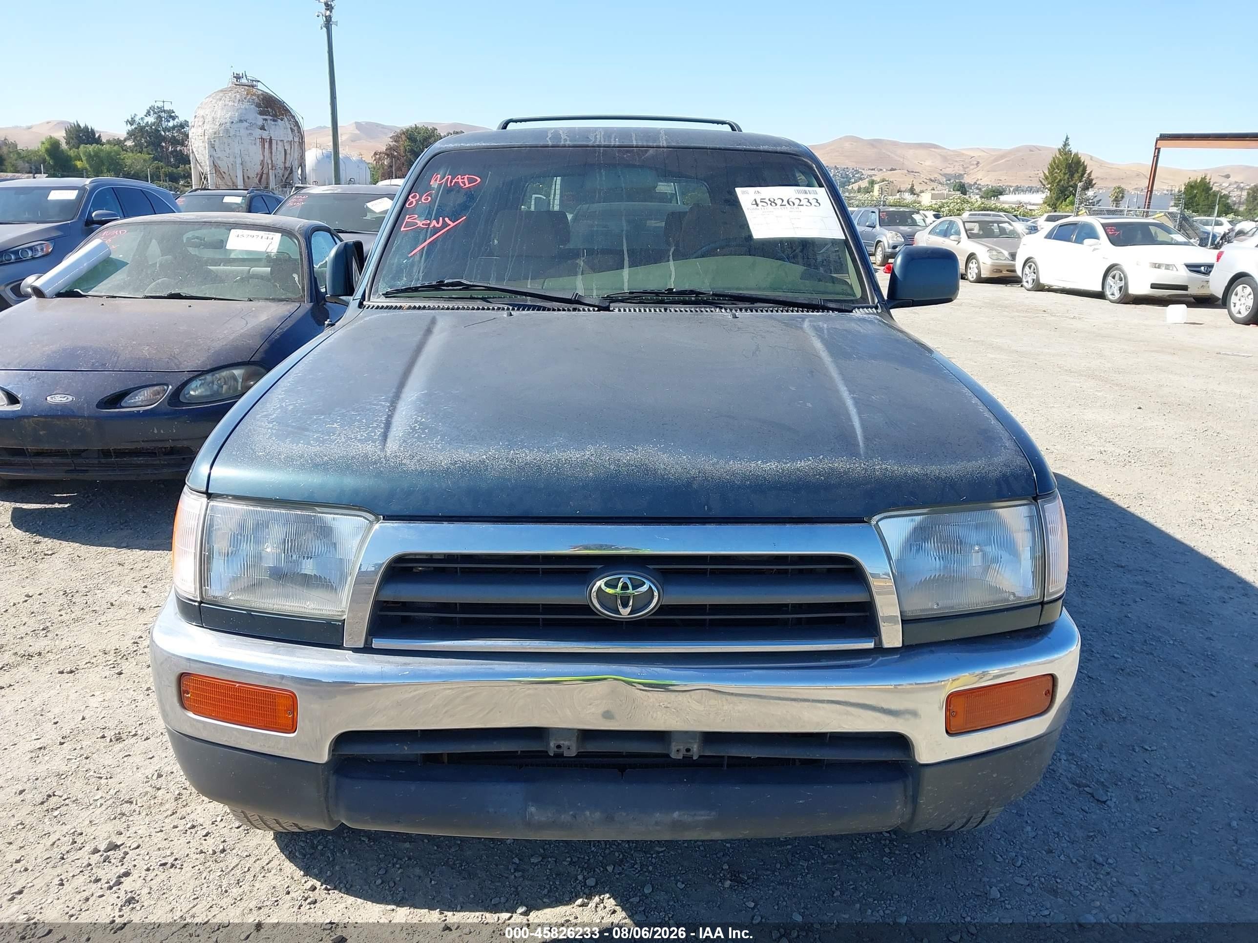 1997 Toyota 4runner Sr5 V6 Blue vin: JT3GN86R3V0022395