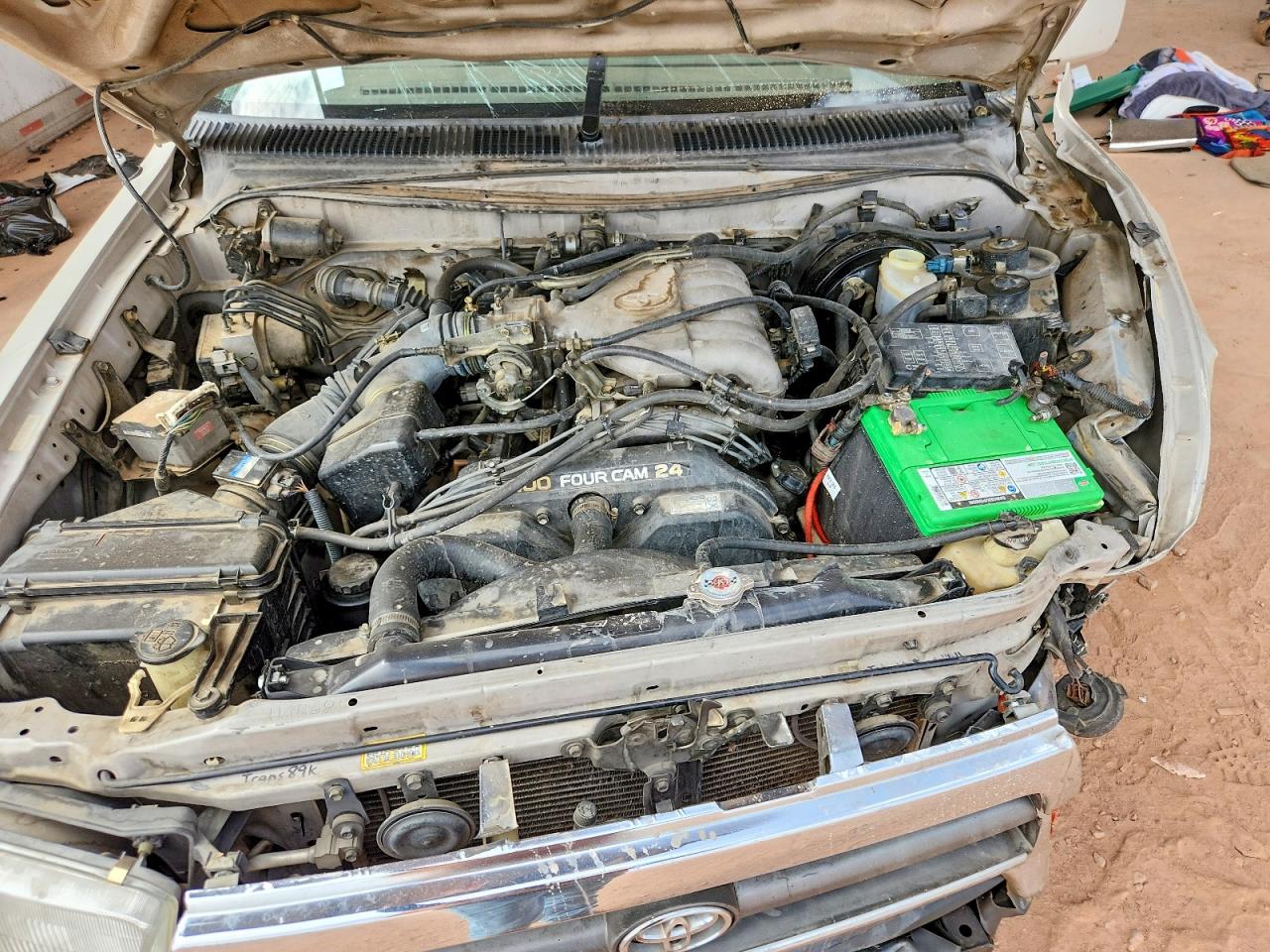 1997 Toyota 4runner Sr5 Silver vin: JT3GN86R3V0038726