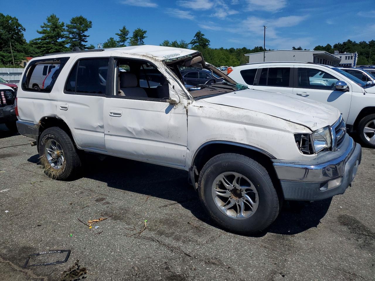 1999 Toyota 4runner Sr5 White vin: JT3GN86R3X0095771