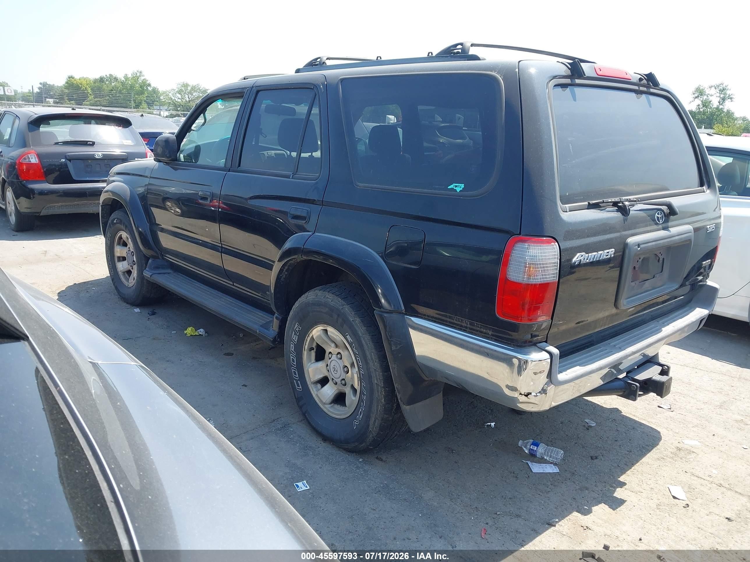 2000 Toyota 4runner Sr5 V6 Black vin: JT3GN86R3Y0167294