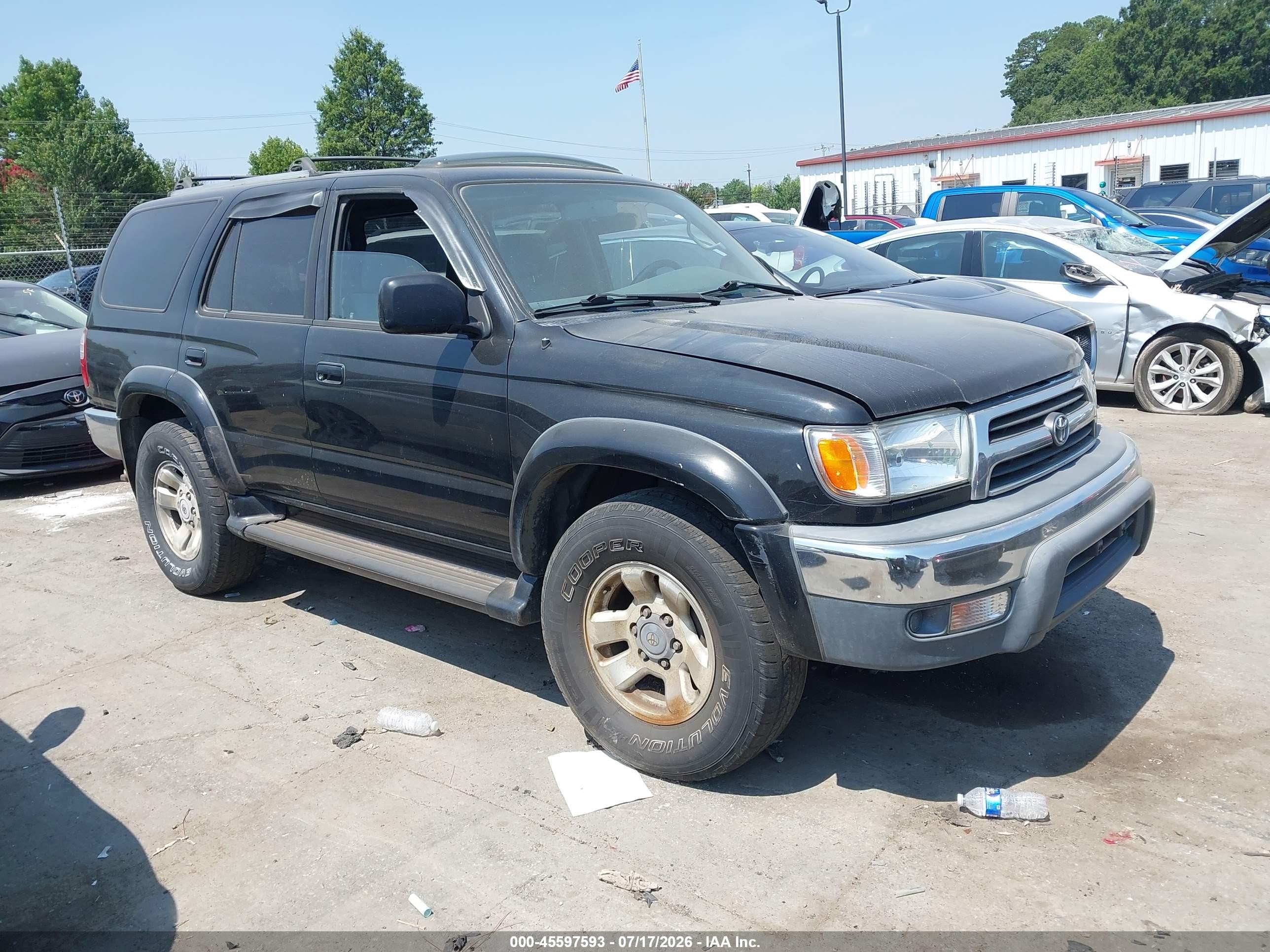 2000 Toyota 4runner Sr5 V6 Black vin: JT3GN86R3Y0167294