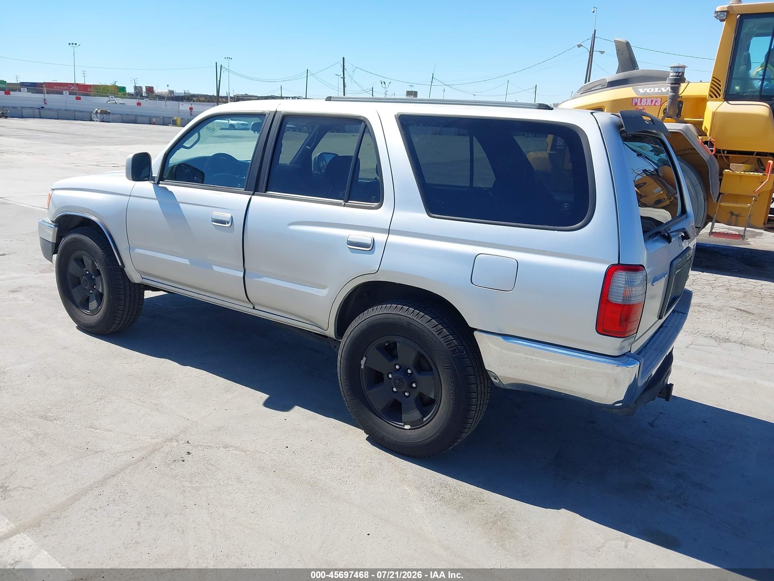 2000 Toyota 4runner Sr5 V6 Silver vin: JT3GN86R3Y0173211