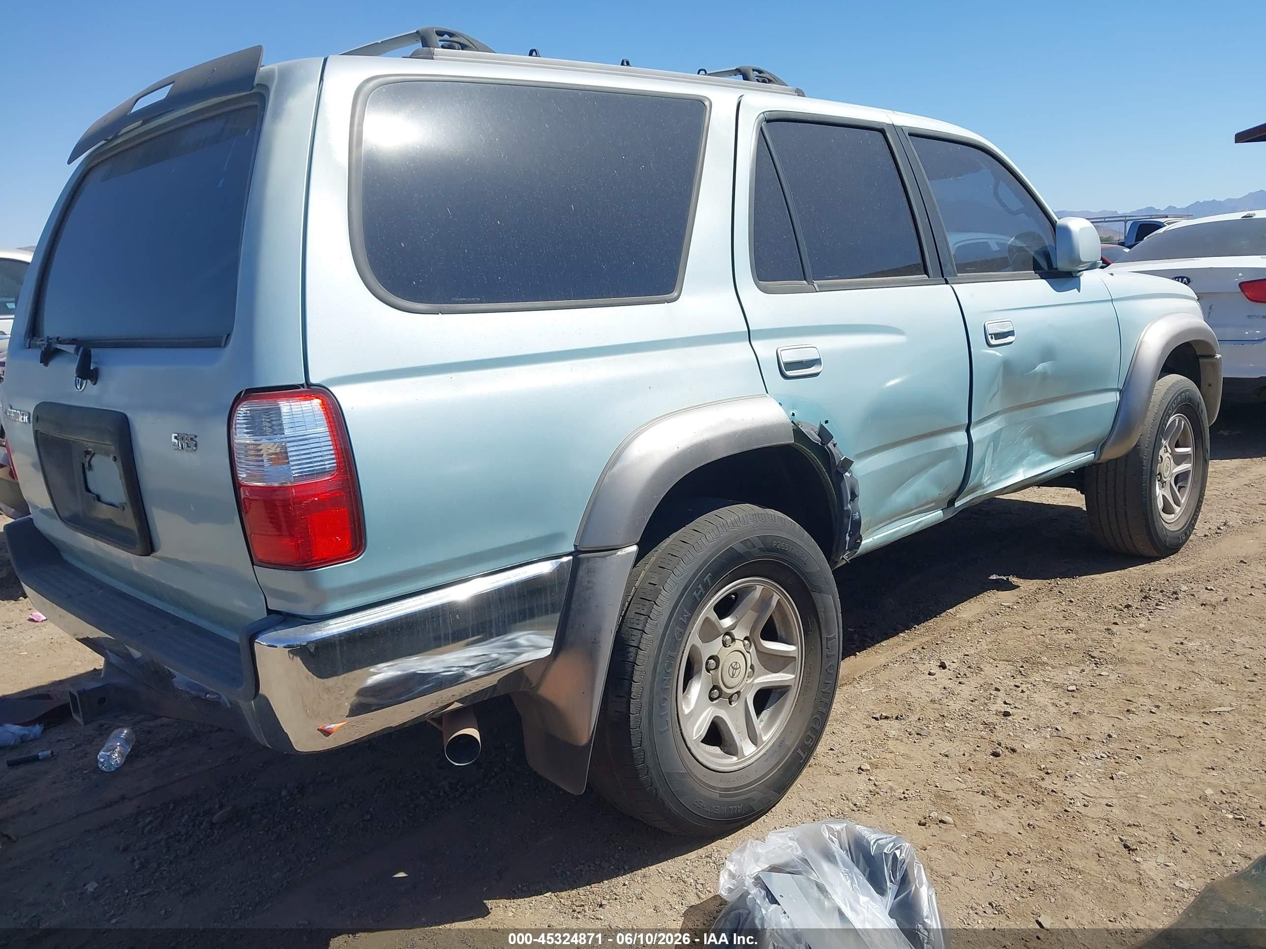 2001 Toyota 4runner Sr5 V6 Green vin: JT3GN86R410180738