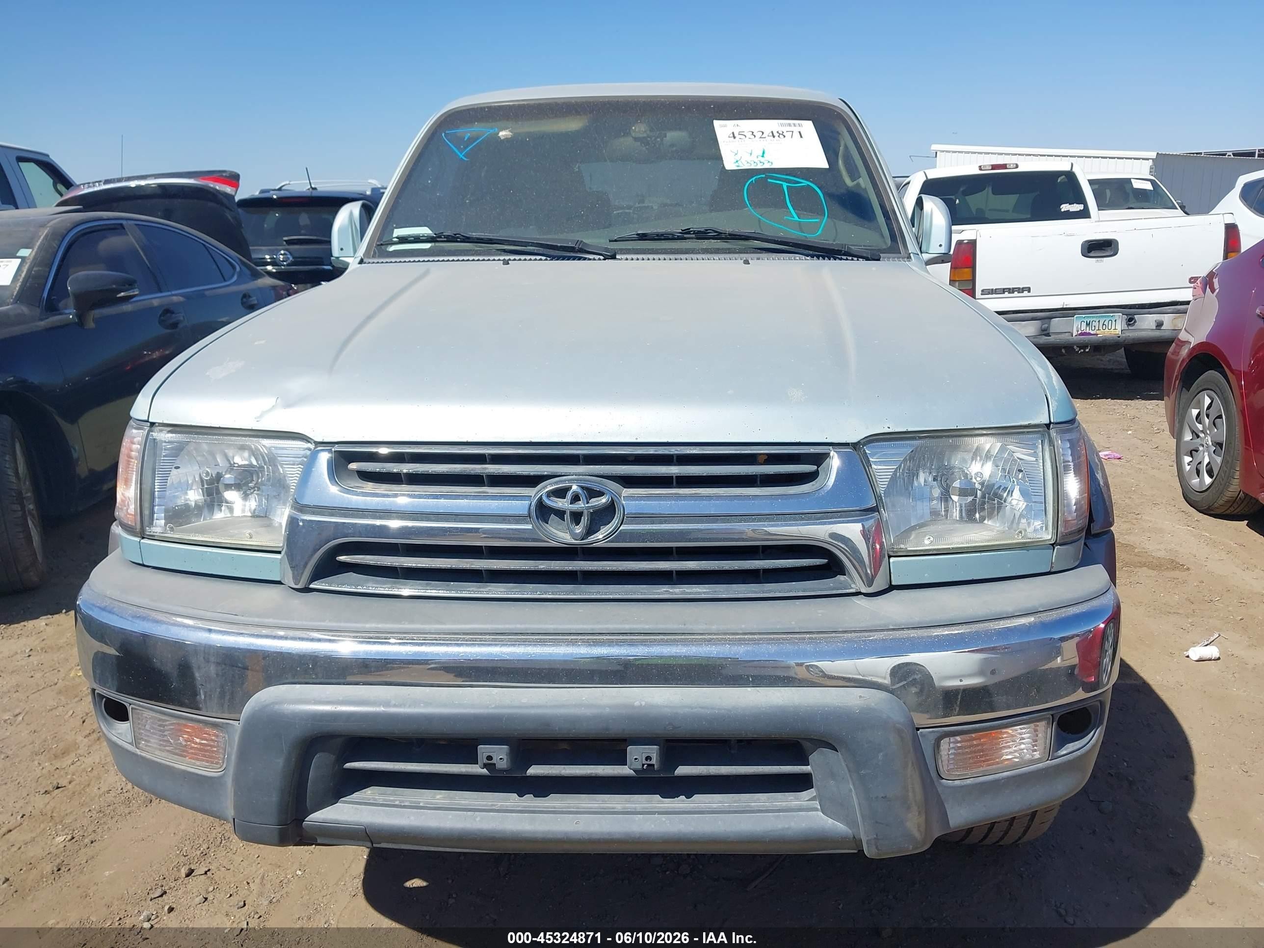 2001 Toyota 4runner Sr5 V6 Green vin: JT3GN86R410180738