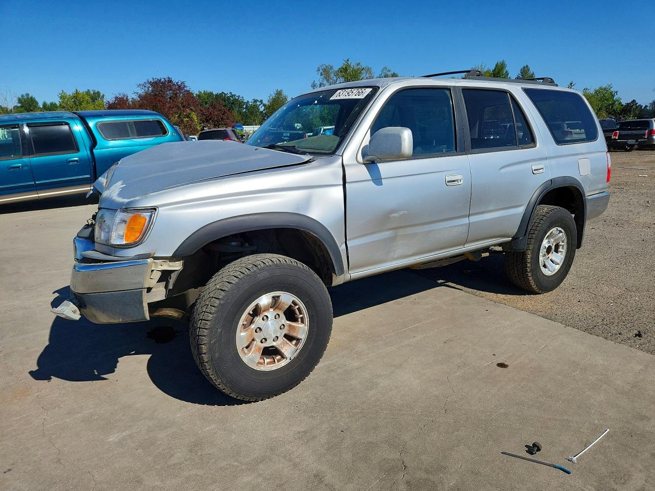 2001 Toyota 4runner Sr5 Silver vin: JT3GN86R410181856