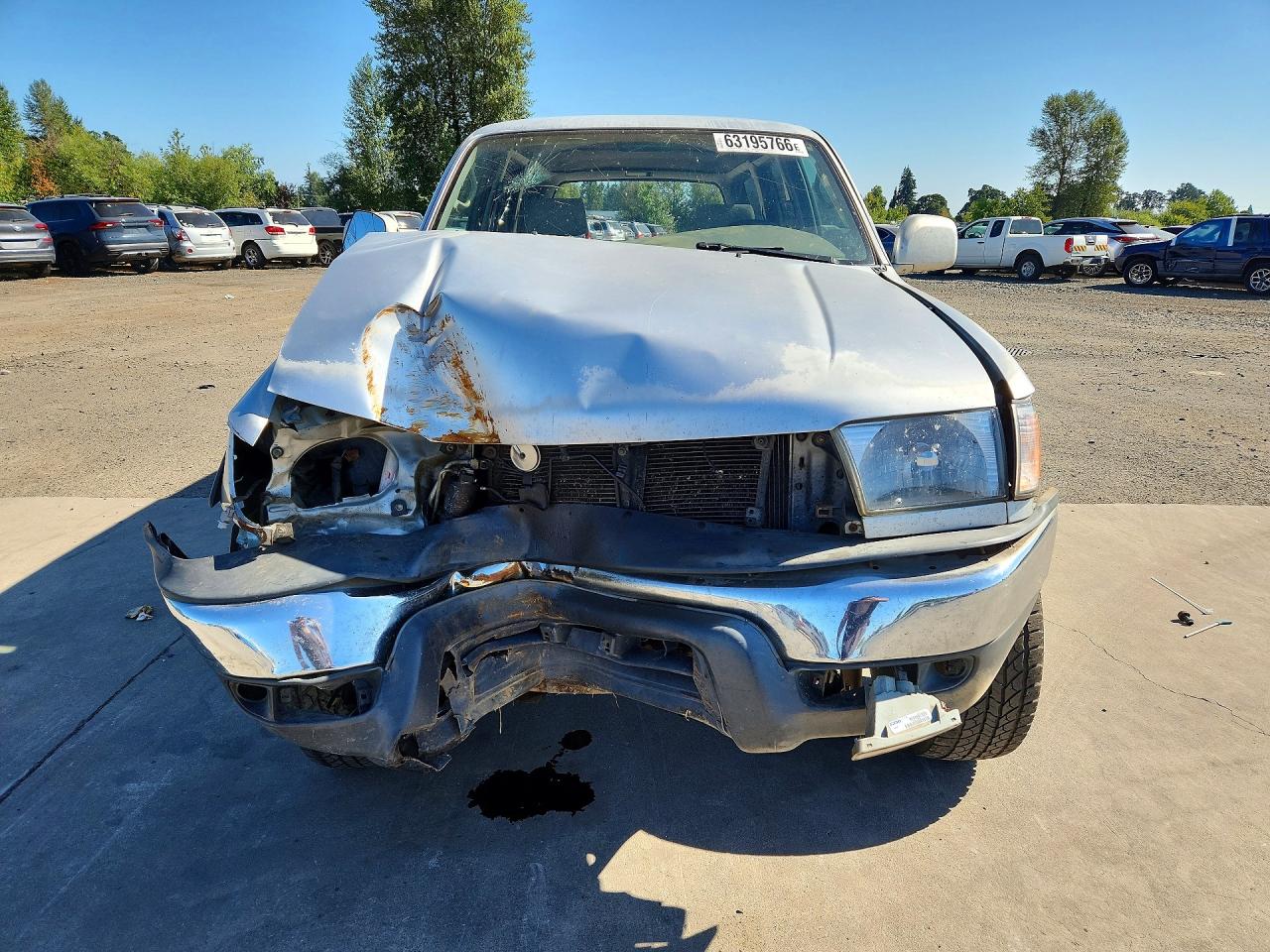 2001 Toyota 4runner Sr5 Silver vin: JT3GN86R410181856