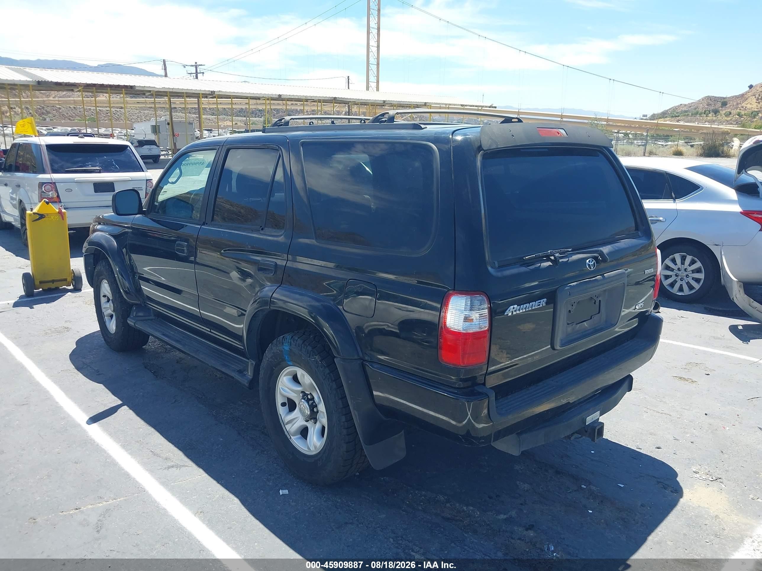 2001 Toyota 4runner Sr5 V6 Black vin: JT3GN86R410184031