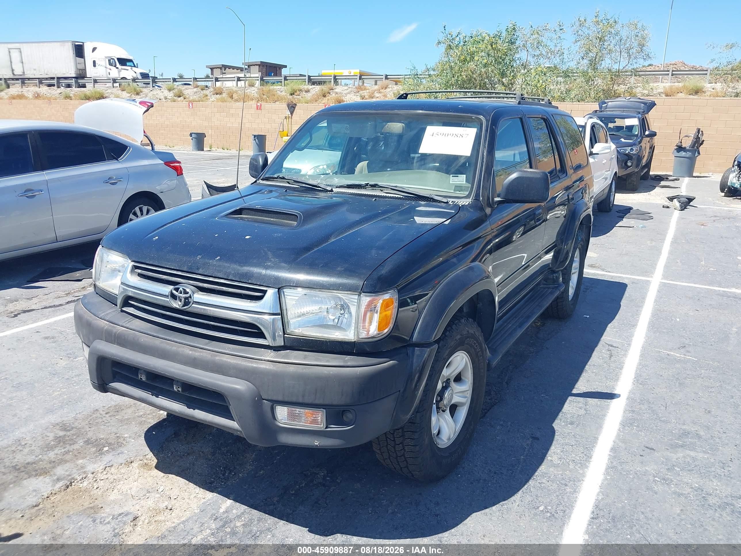 2001 Toyota 4runner Sr5 V6 Black vin: JT3GN86R410184031