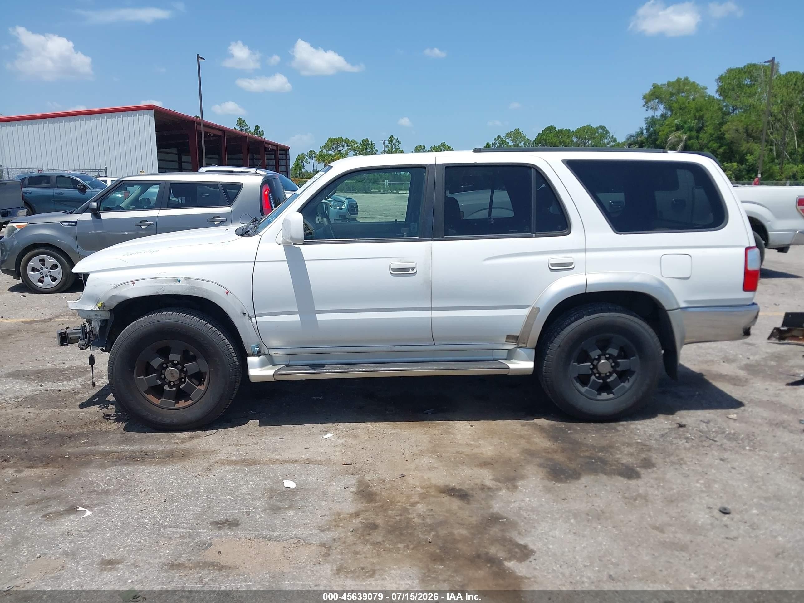 2002 Toyota 4runner Sr5 V6 White vin: JT3GN86R420227347