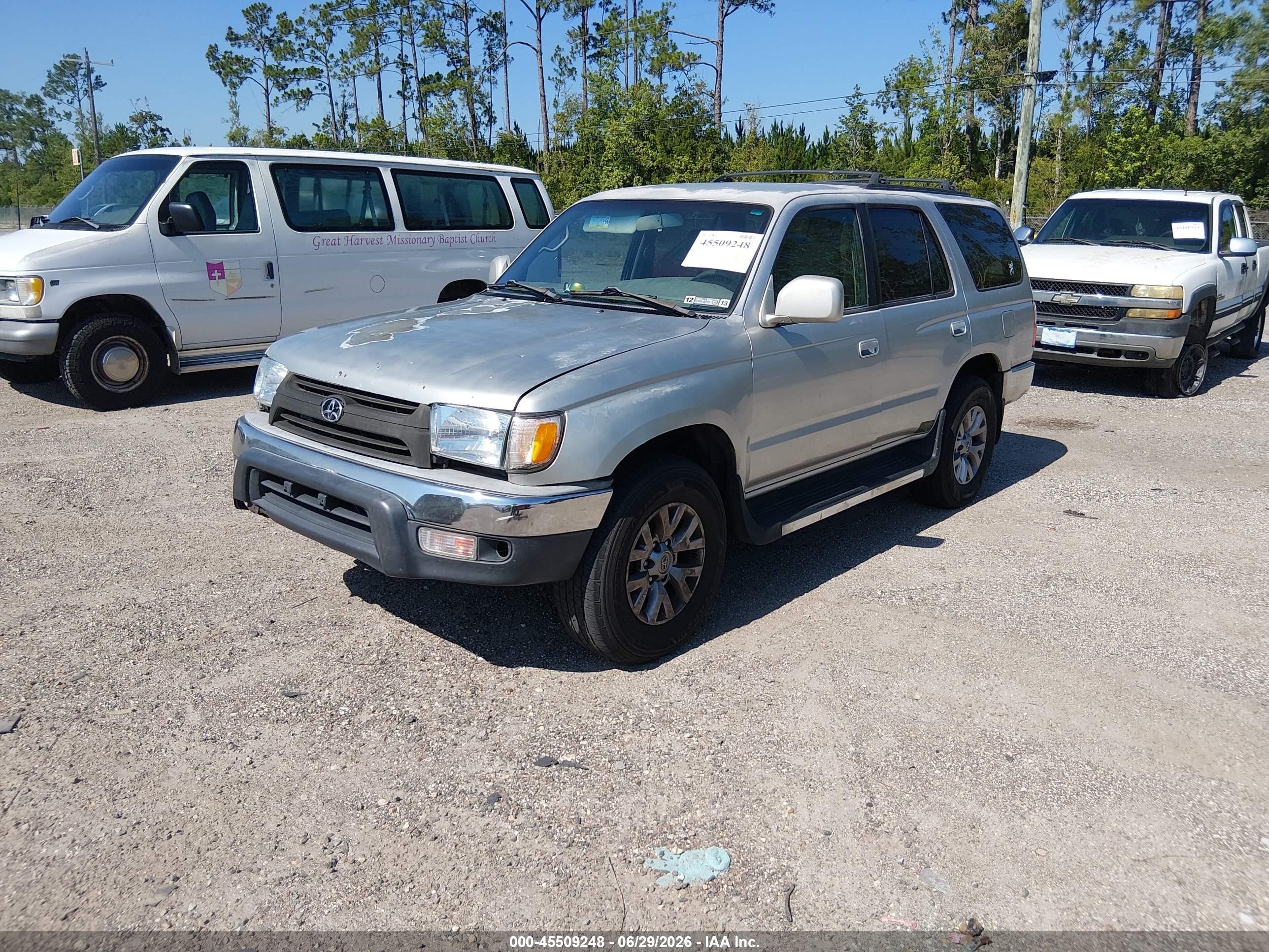 2002 Toyota 4runner Sr5 V6 Silver vin: JT3GN86R420230829