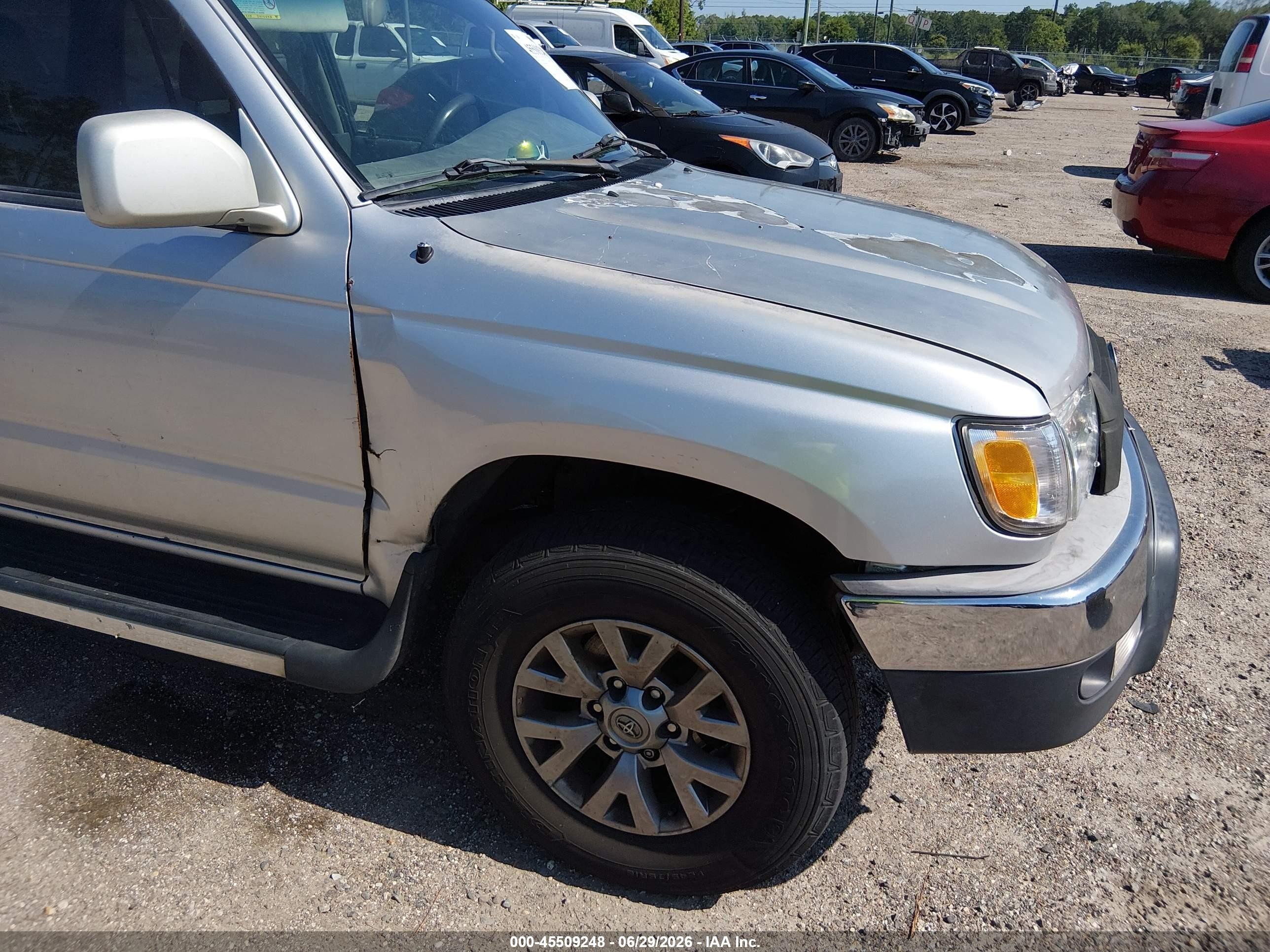 2002 Toyota 4runner Sr5 V6 Silver vin: JT3GN86R420230829