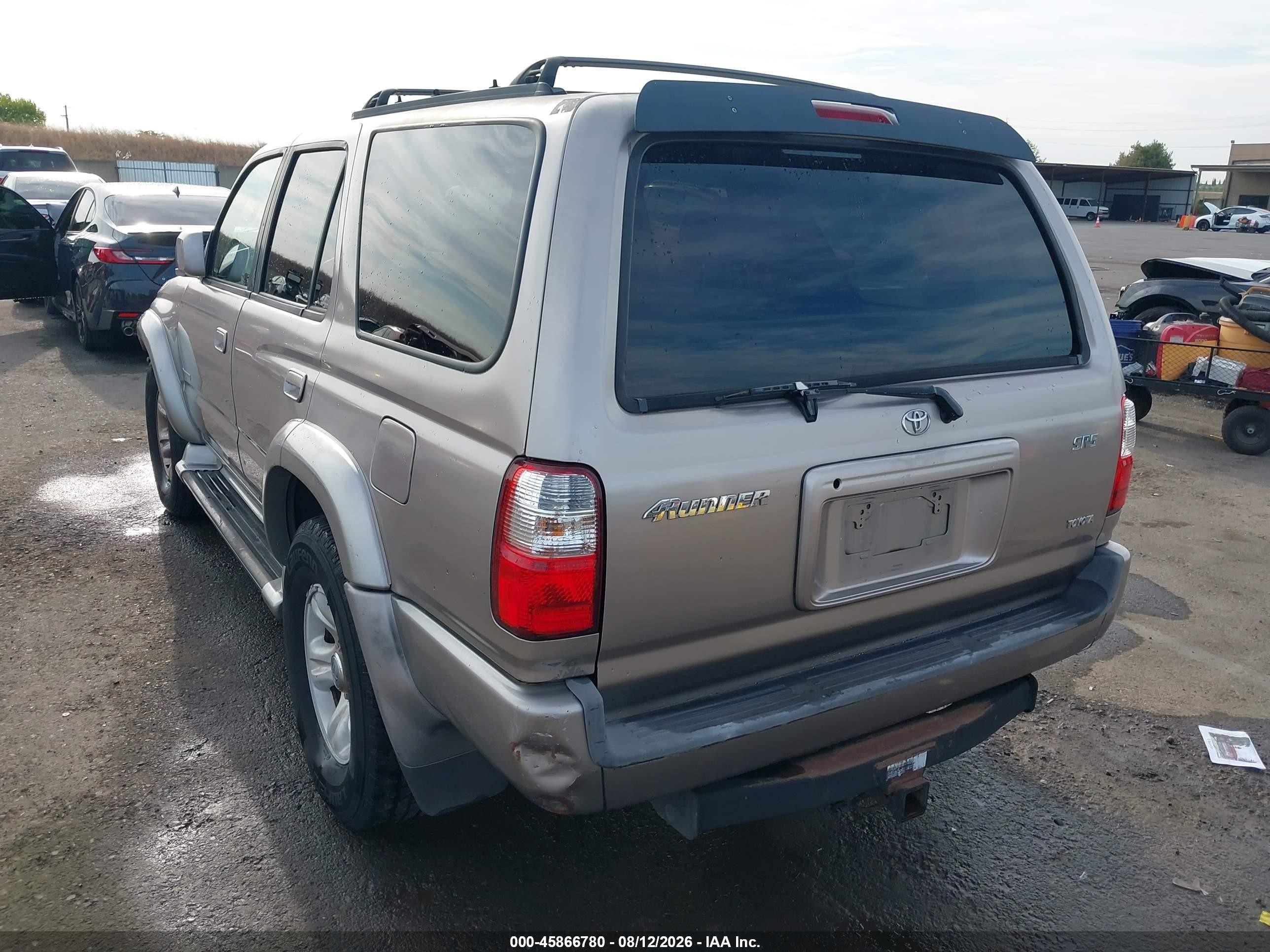 2002 Toyota 4runner Sr5 V6 Gray vin: JT3GN86R420242916
