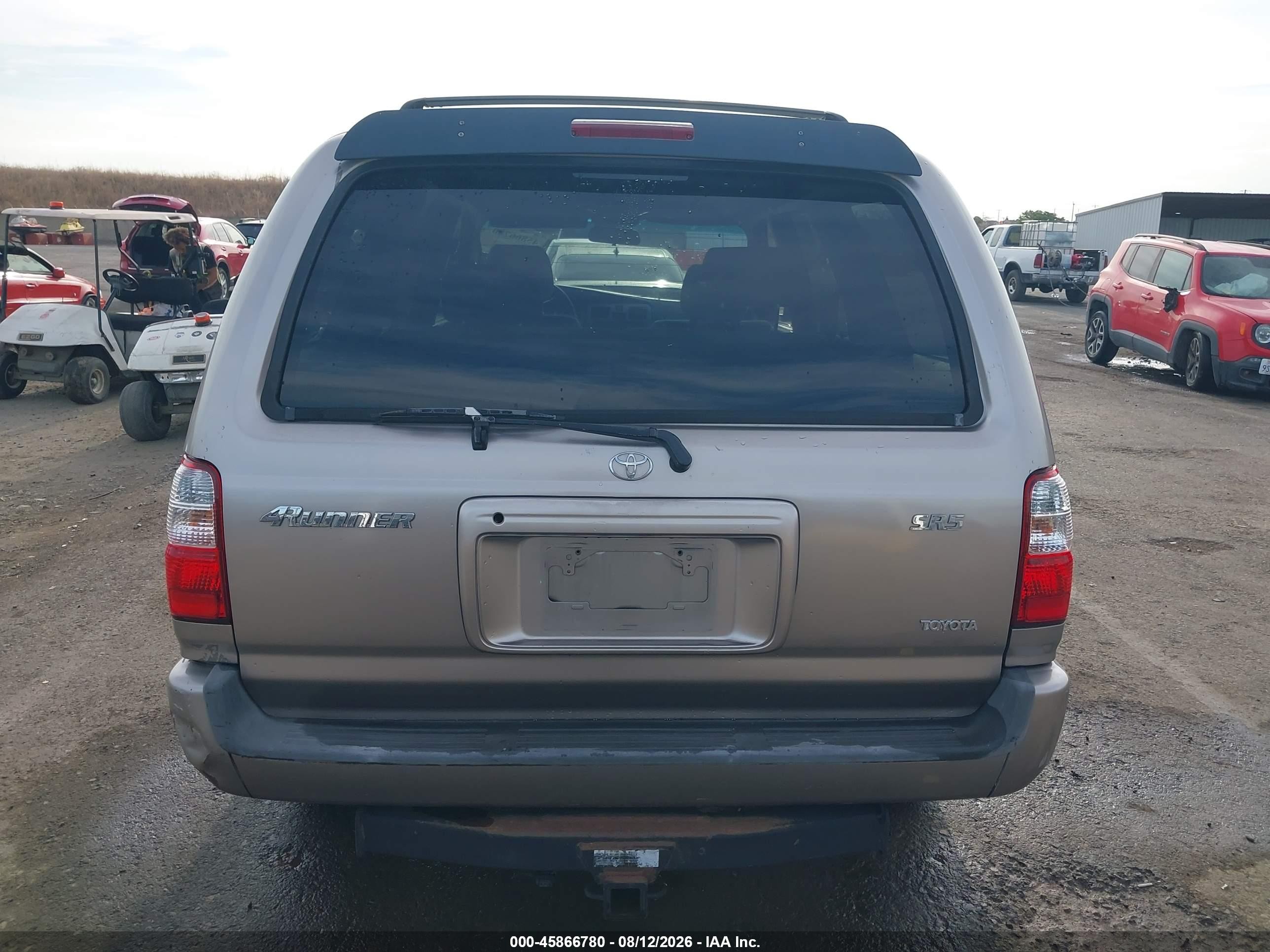 2002 Toyota 4runner Sr5 V6 Gray vin: JT3GN86R420242916