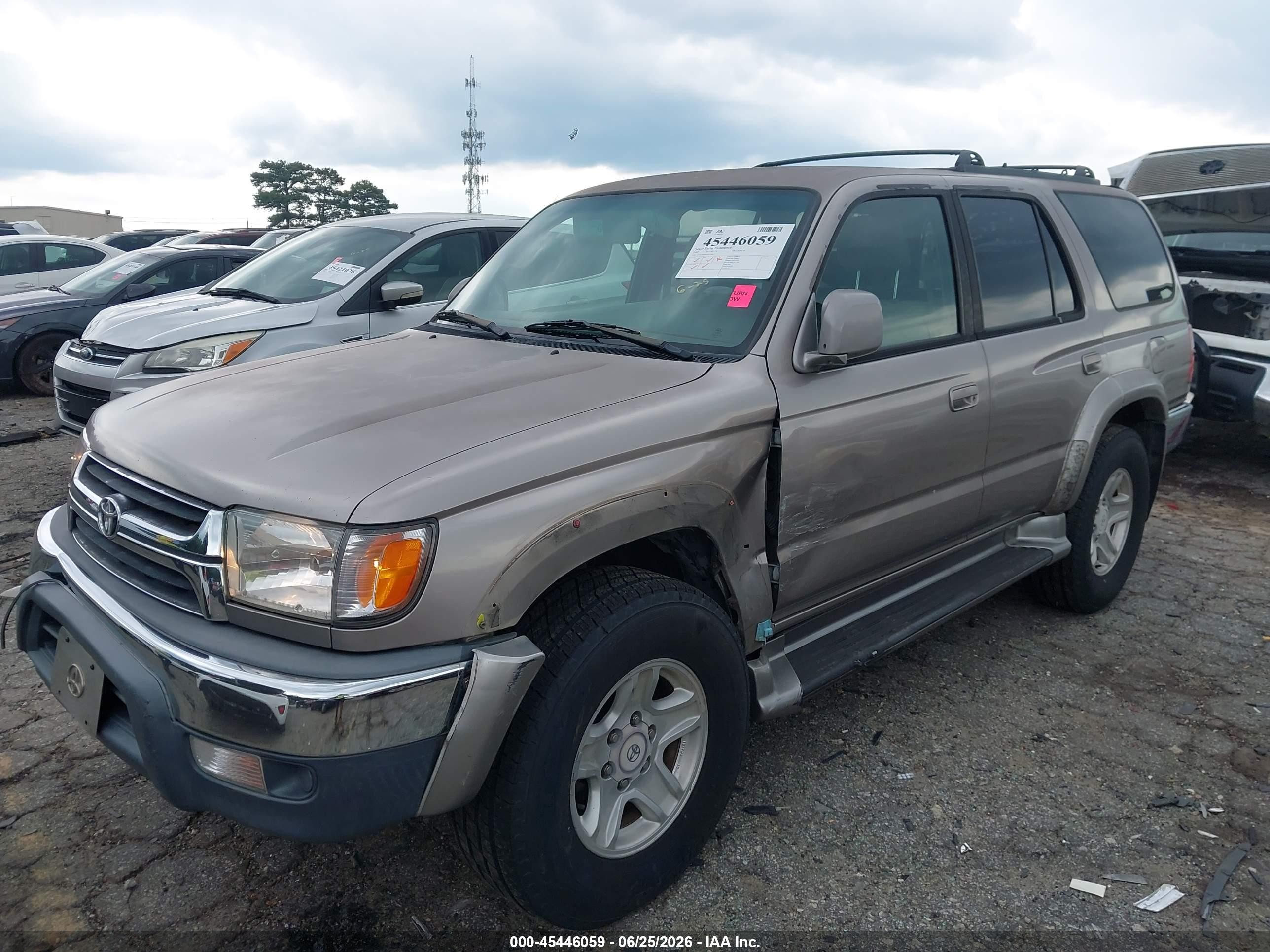 2002 Toyota 4runner Sr5 V6 Tan vin: JT3GN86R420250417