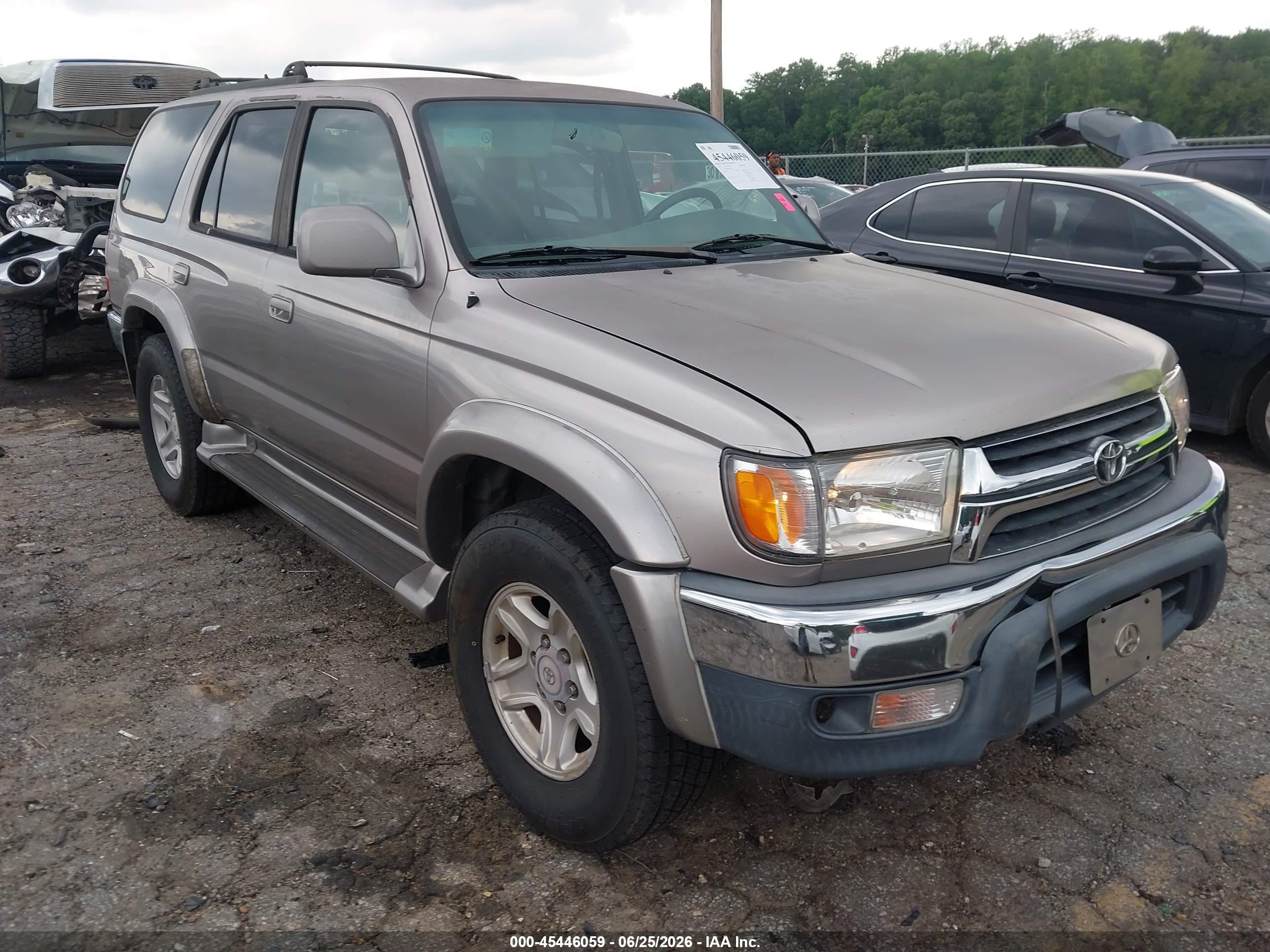 2002 Toyota 4runner Sr5 V6 Желто-коричневый vin: JT3GN86R420250417