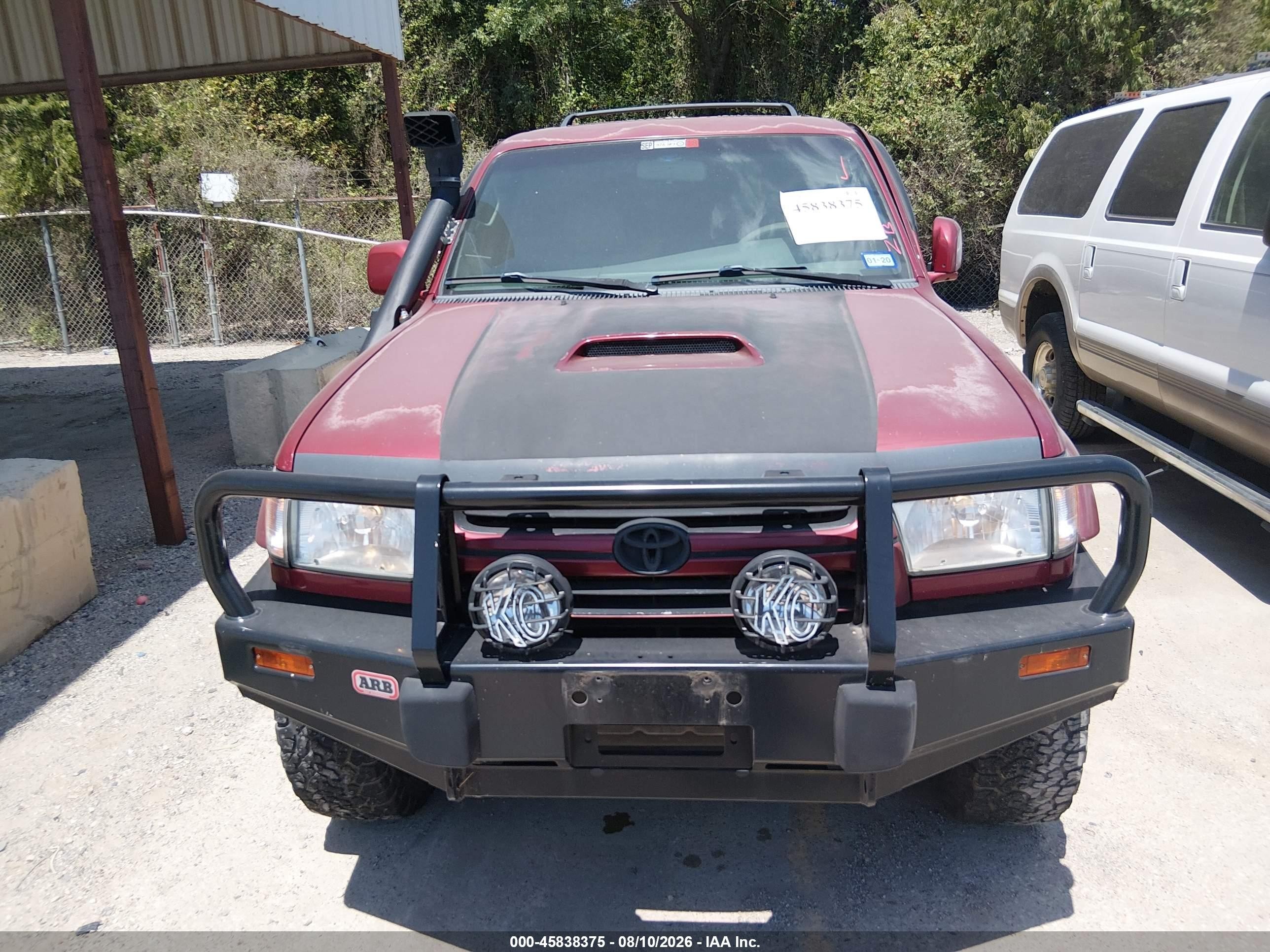 2002 Toyota 4runner Sr5 V6 Maroon vin: JT3GN86R420254404