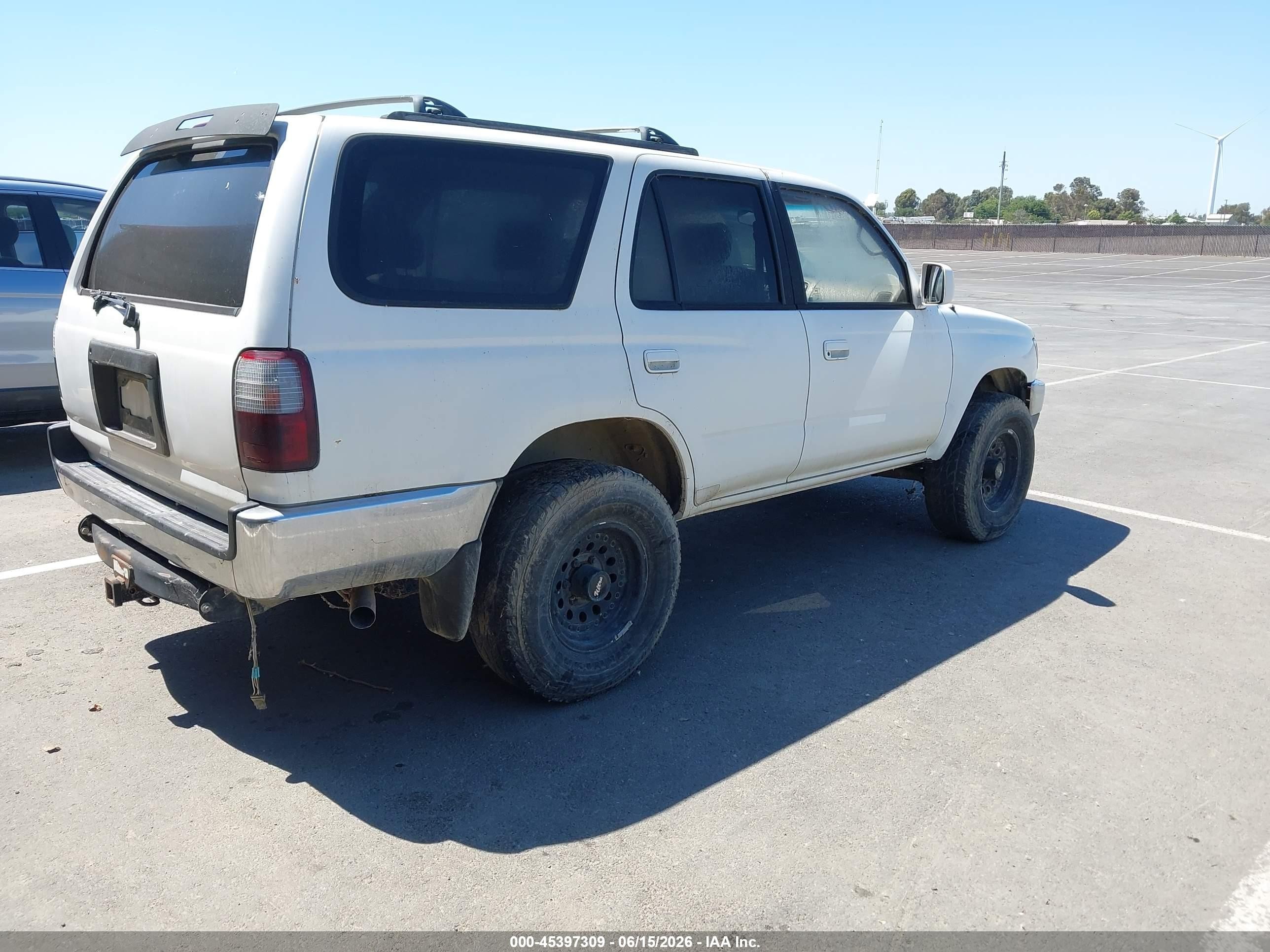 1996 Toyota 4runner Sr5 White vin: JT3GN86R4T0002511
