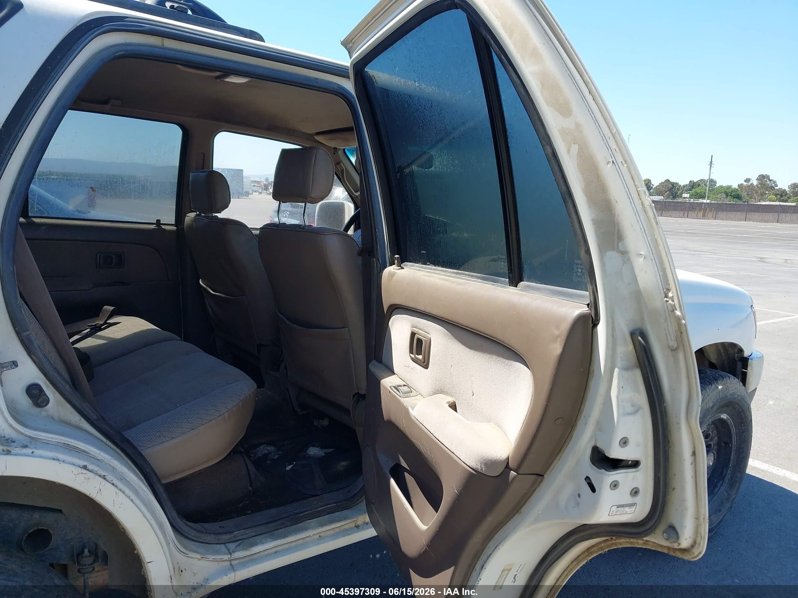 1996 Toyota 4runner Sr5 White vin: JT3GN86R4T0002511