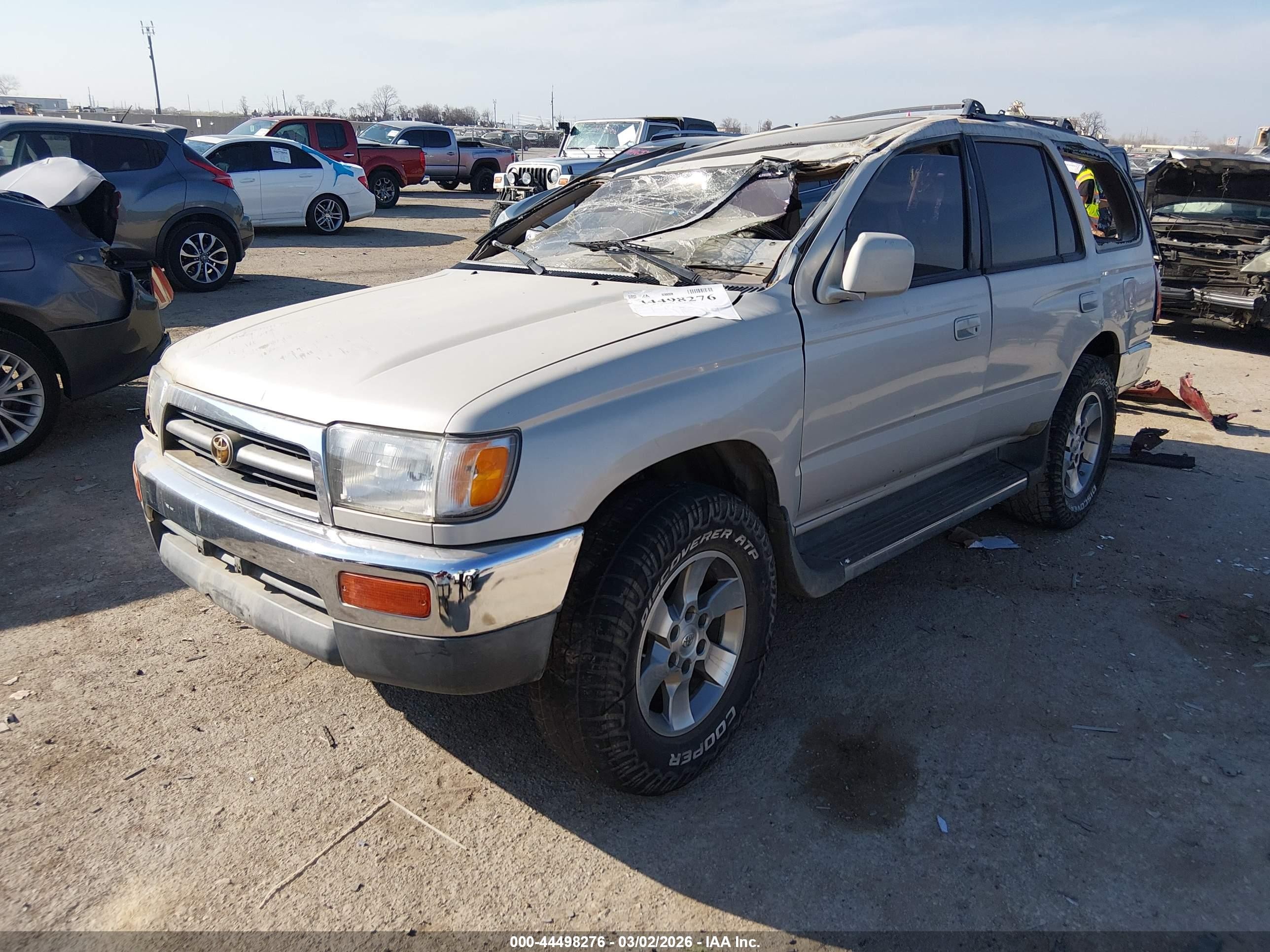 1997 Toyota 4runner Sr5 Бежевый vin: JT3GN86R4V0041389