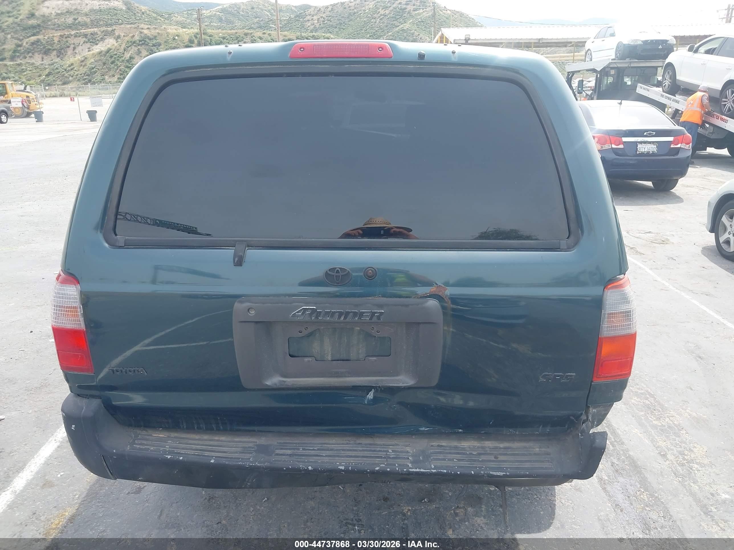 1998 Toyota 4runner Sr5 V6 Зеленый vin: JT3GN86R4W0074507