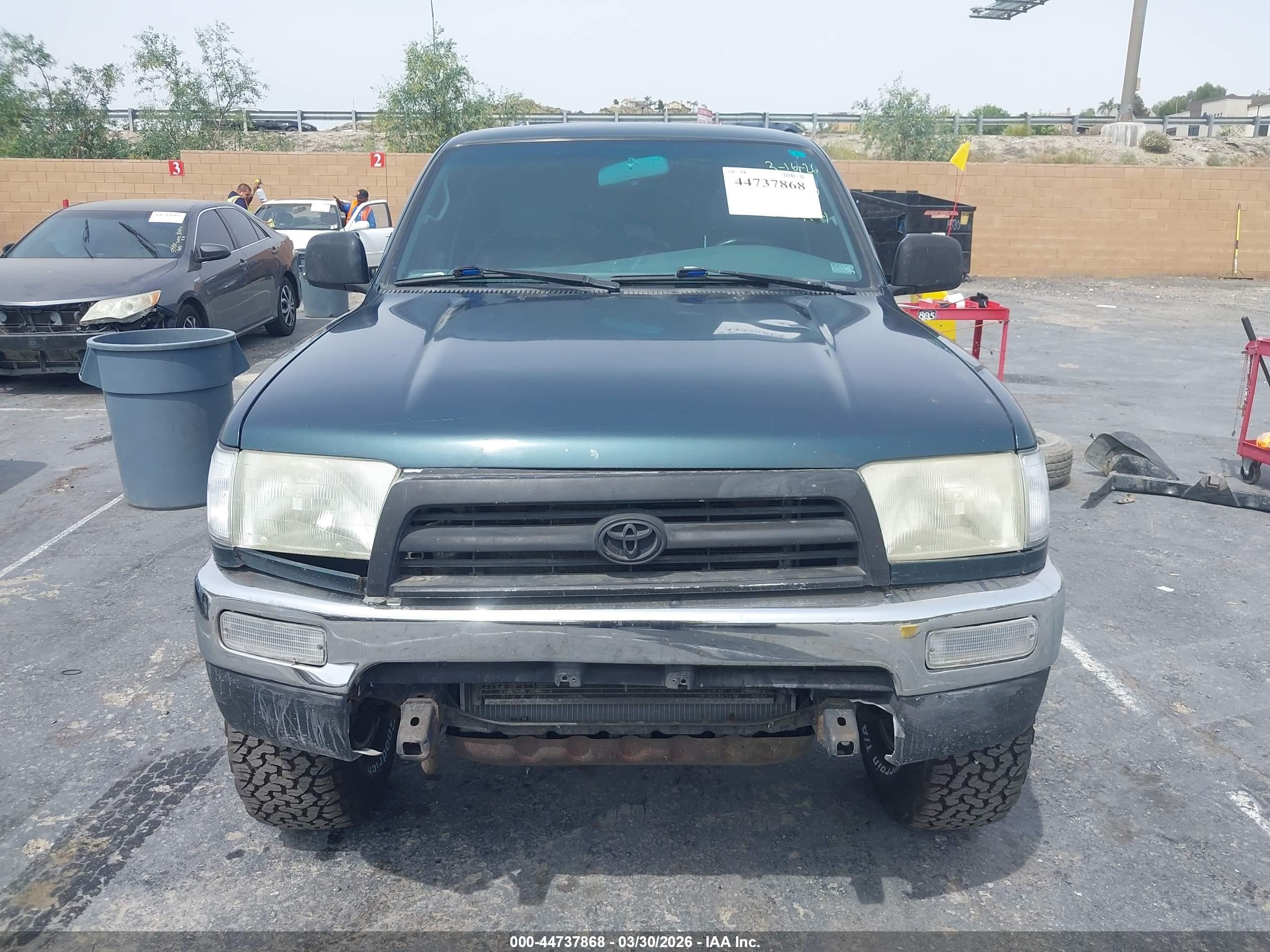 1998 Toyota 4runner Sr5 V6 Зеленый vin: JT3GN86R4W0074507