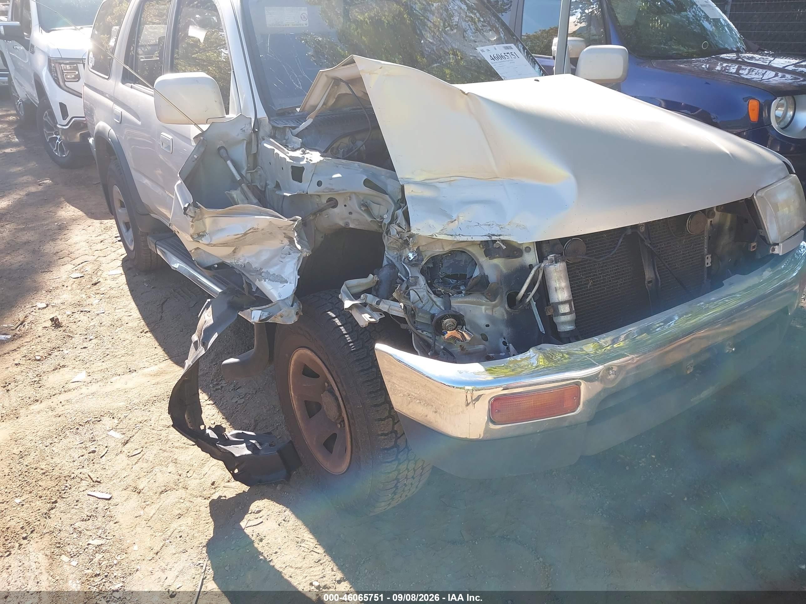 1998 Toyota 4runner Sr5 V6 Silver vin: JT3GN86R4W0082574