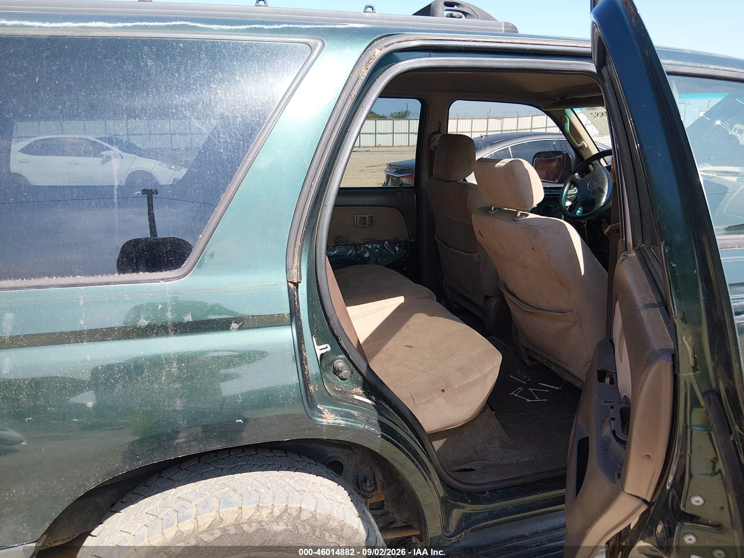 2001 Toyota 4runner Sr5 V6 Зеленый vin: JT3GN86R510201757