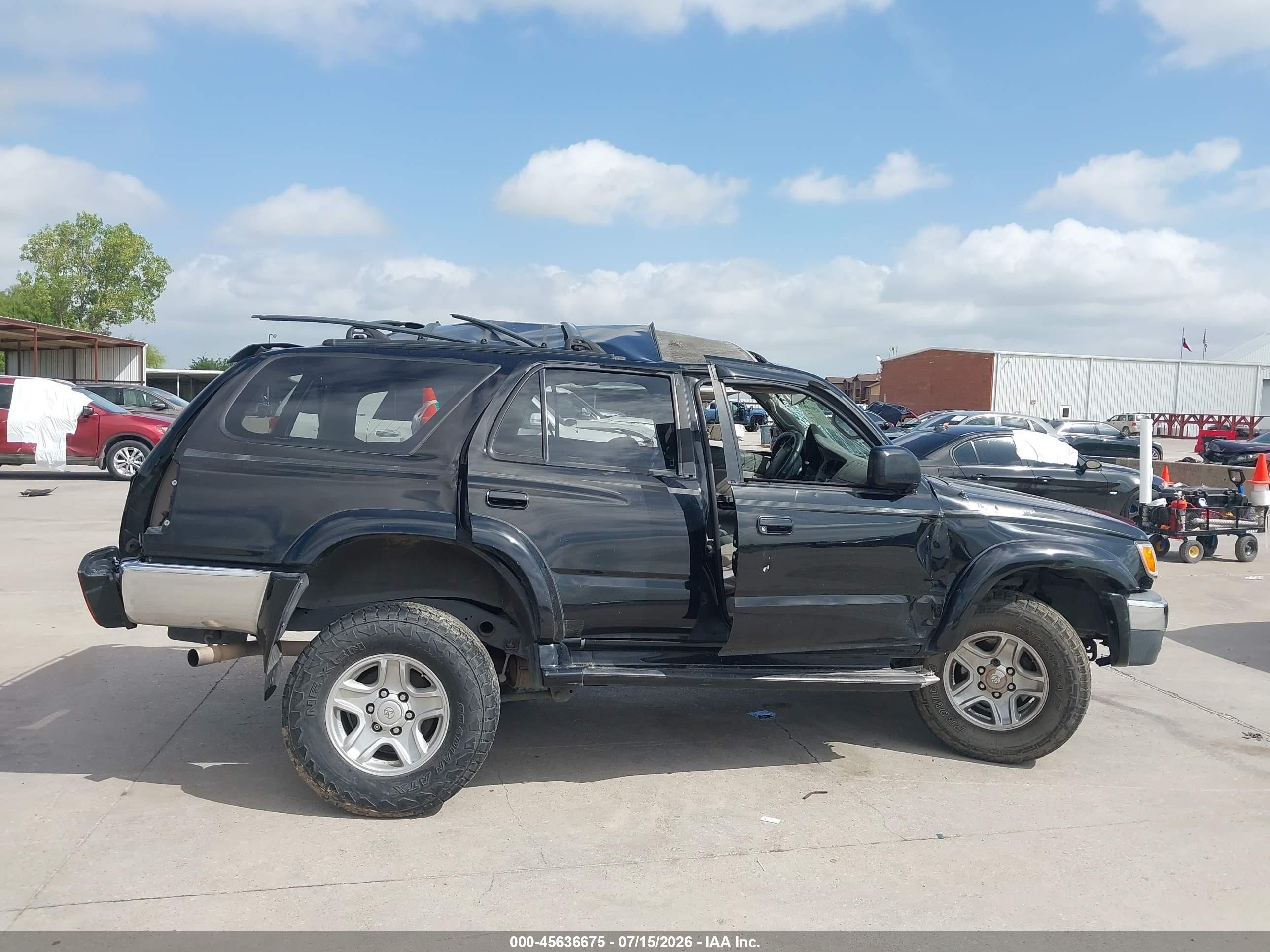 2002 Toyota 4runner Sr5 V6 Black vin: JT3GN86R520225445