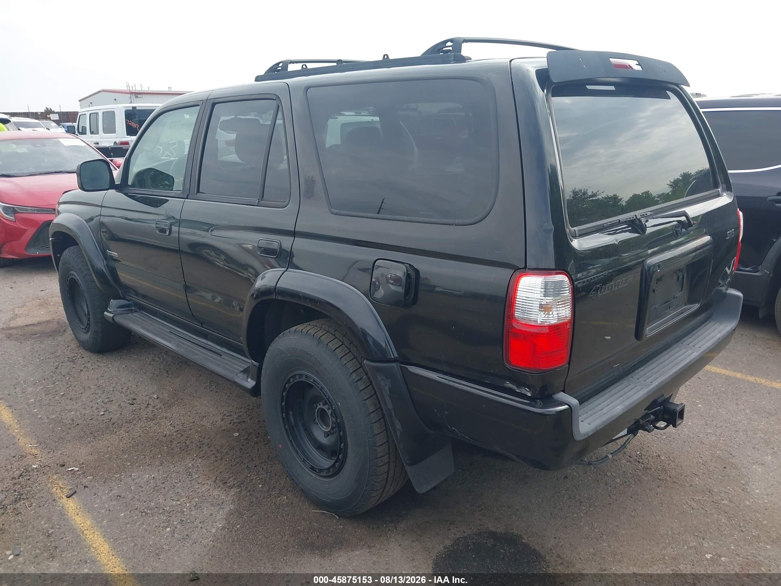 2002 Toyota 4runner Sr5 V6 Black vin: JT3GN86R520232511