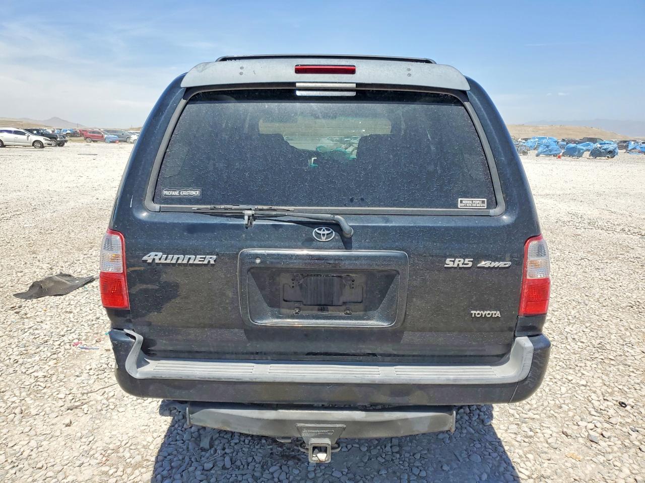 2002 Toyota 4runner Sr5 Black vin: JT3GN86R520233495