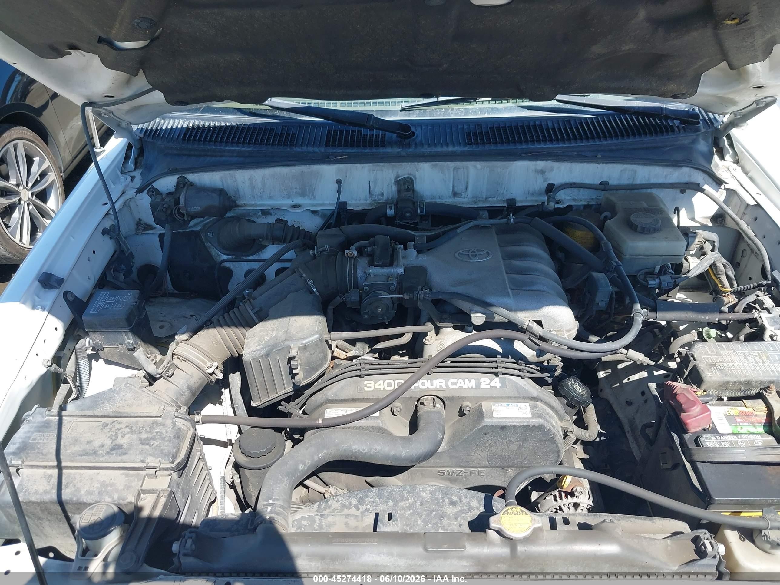 2002 Toyota 4runner Sr5 V6 White vin: JT3GN86R520242570