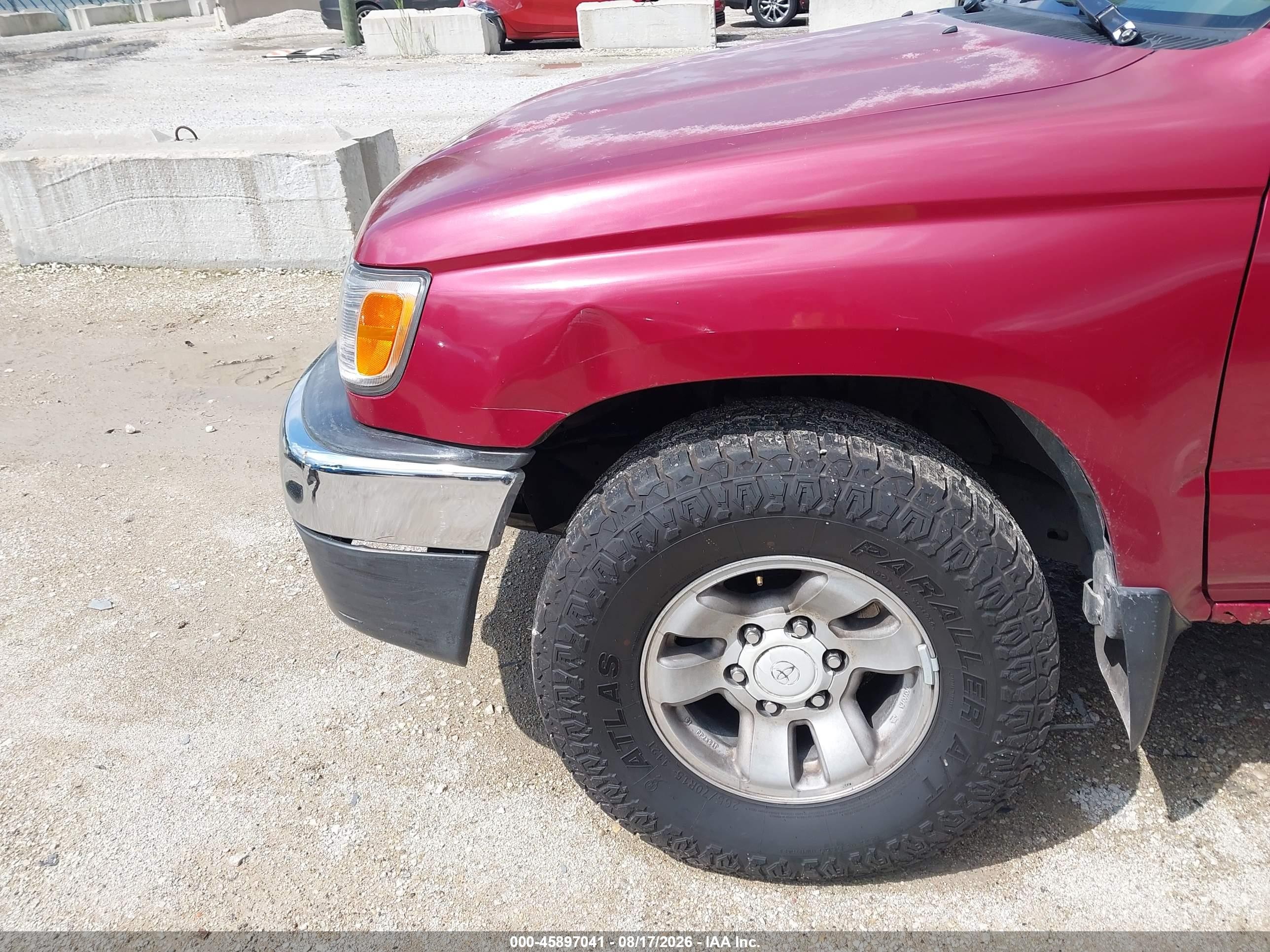 2002 Toyota 4runner Sr5 V6 Maroon vin: JT3GN86R520244643