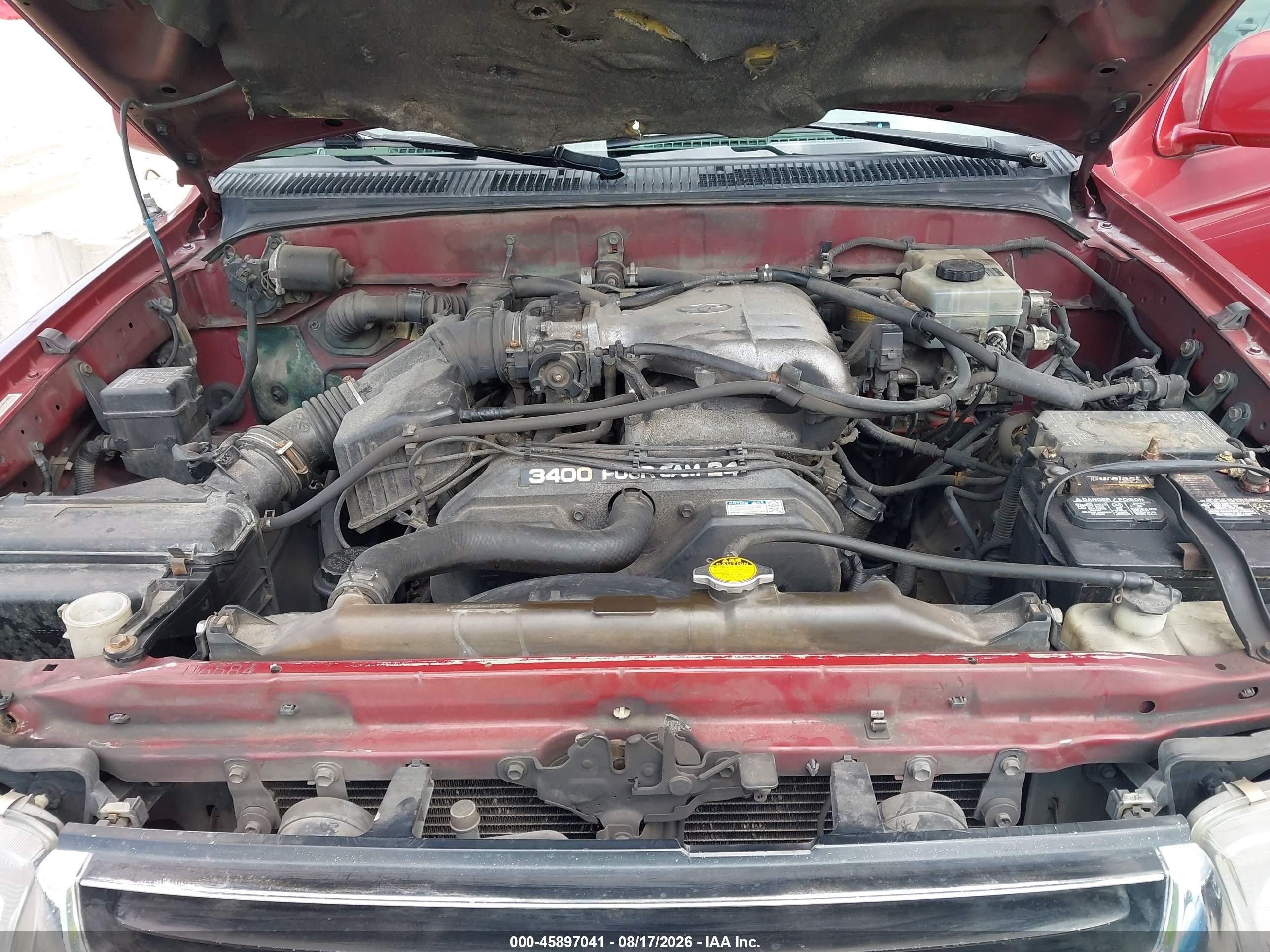 2002 Toyota 4runner Sr5 V6 Maroon vin: JT3GN86R520244643