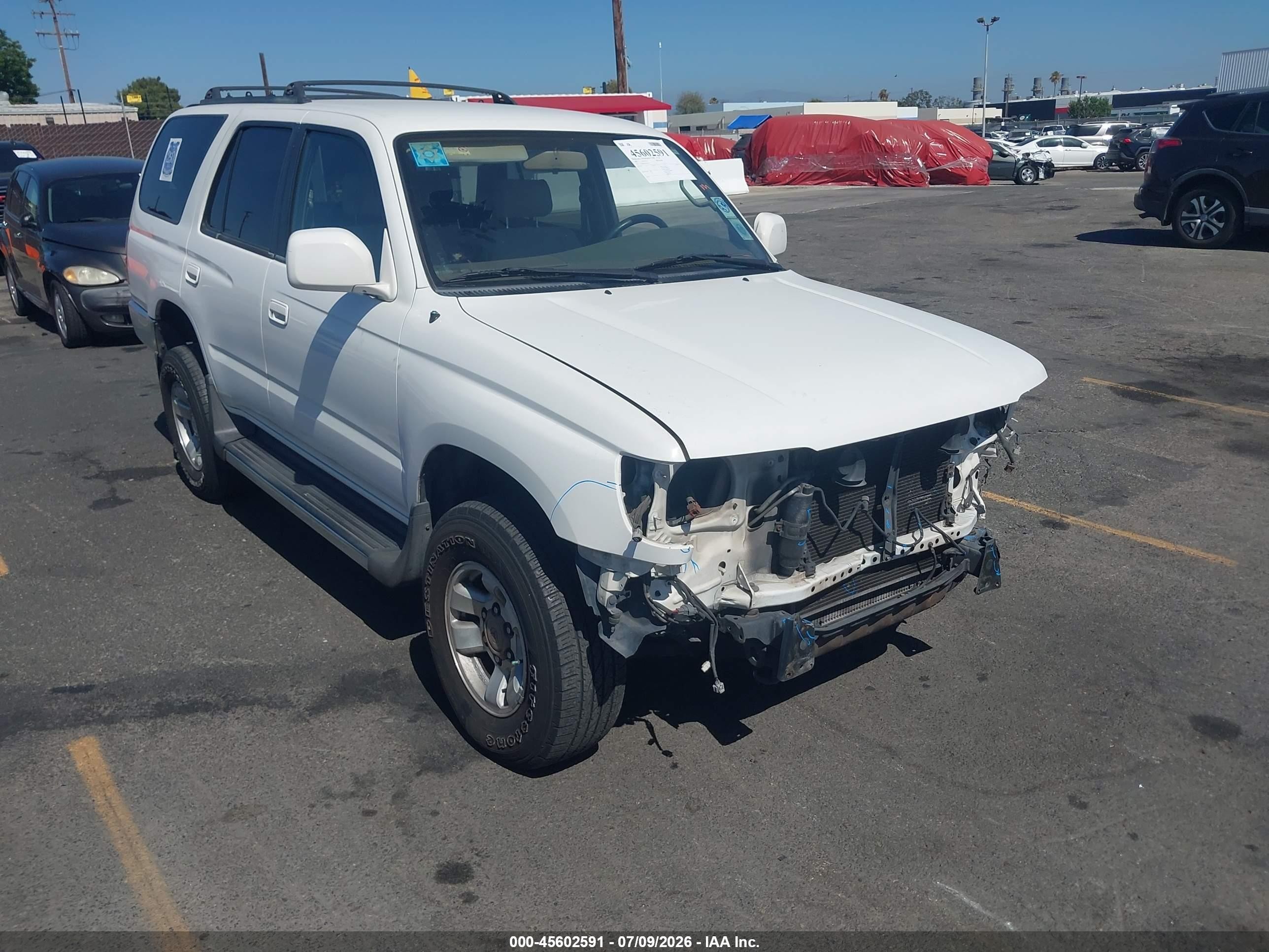 2002 Toyota 4runner Sr5 V6 White vin: JT3GN86R520245176