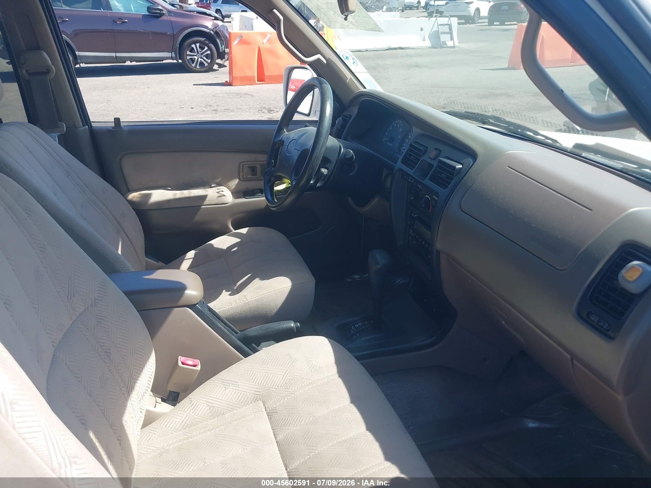 2002 Toyota 4runner Sr5 V6 White vin: JT3GN86R520245176